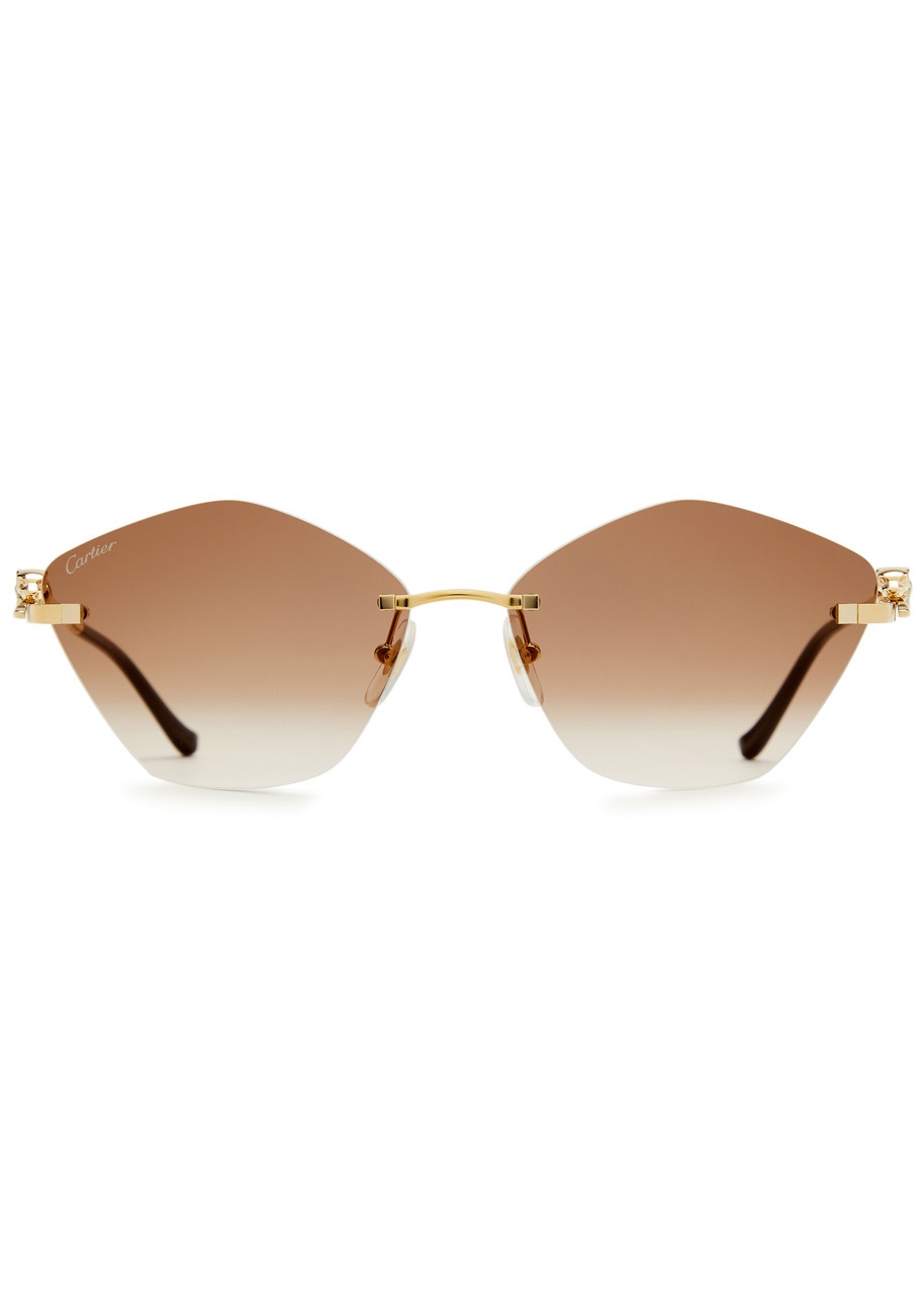 Cartier Rimless Hexagon-frame Sunglasses - 2
