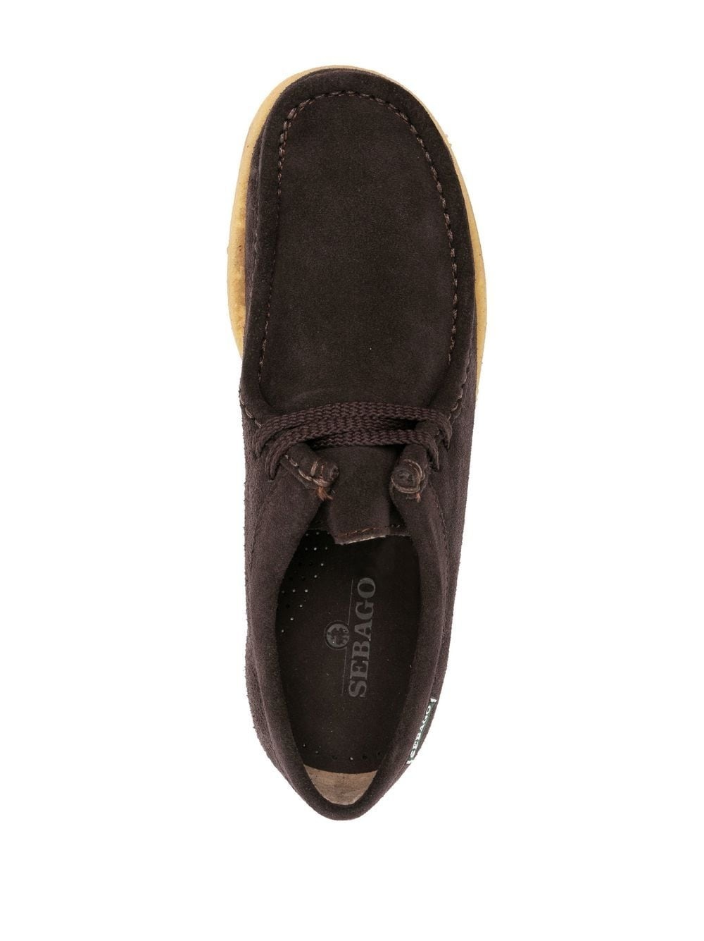 Koala lace-up suede loafers - 4