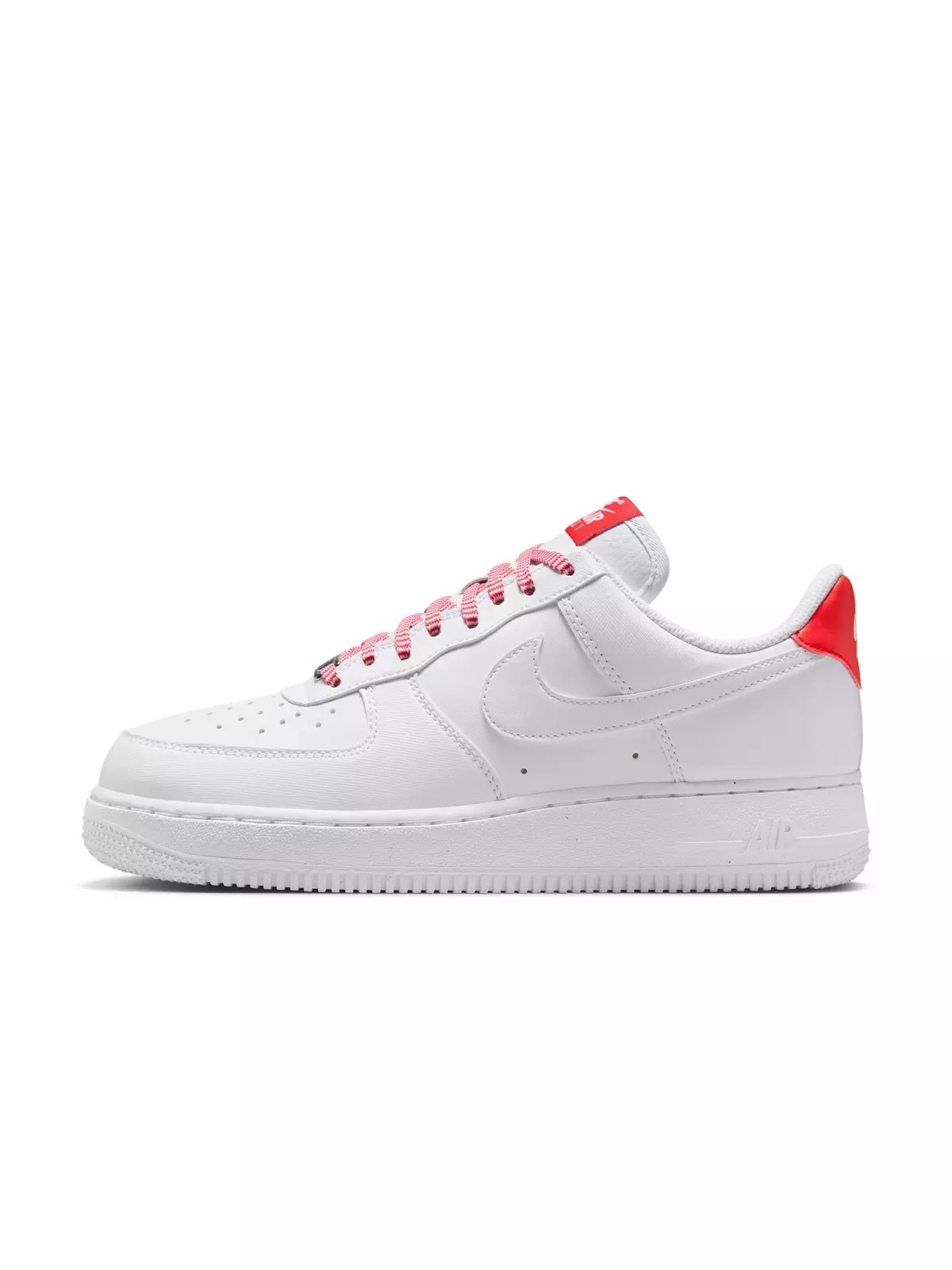 Air Force 1 '07 "White/Pink Foam/Metallic Silver/Light Crimson" Women's Shoe - 2