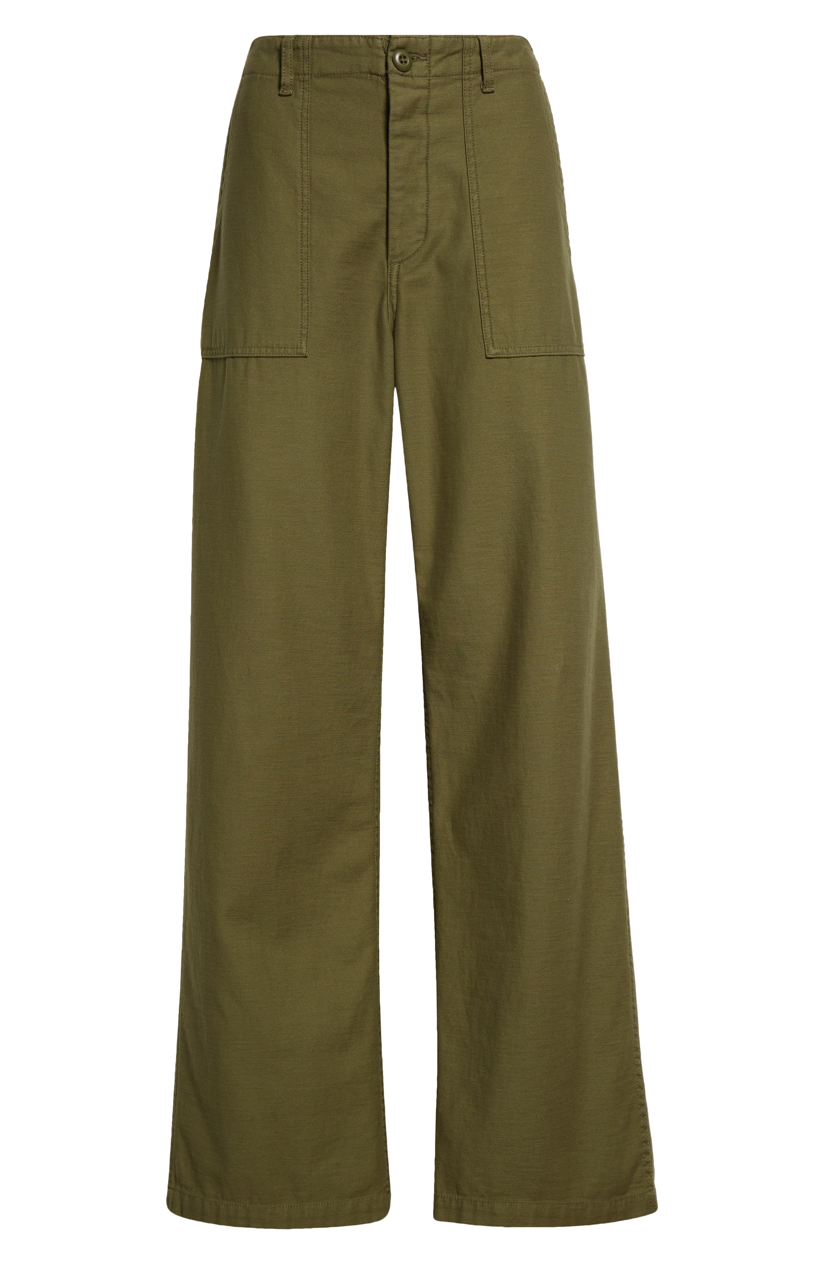 Wide Leg Utility Pants - 6