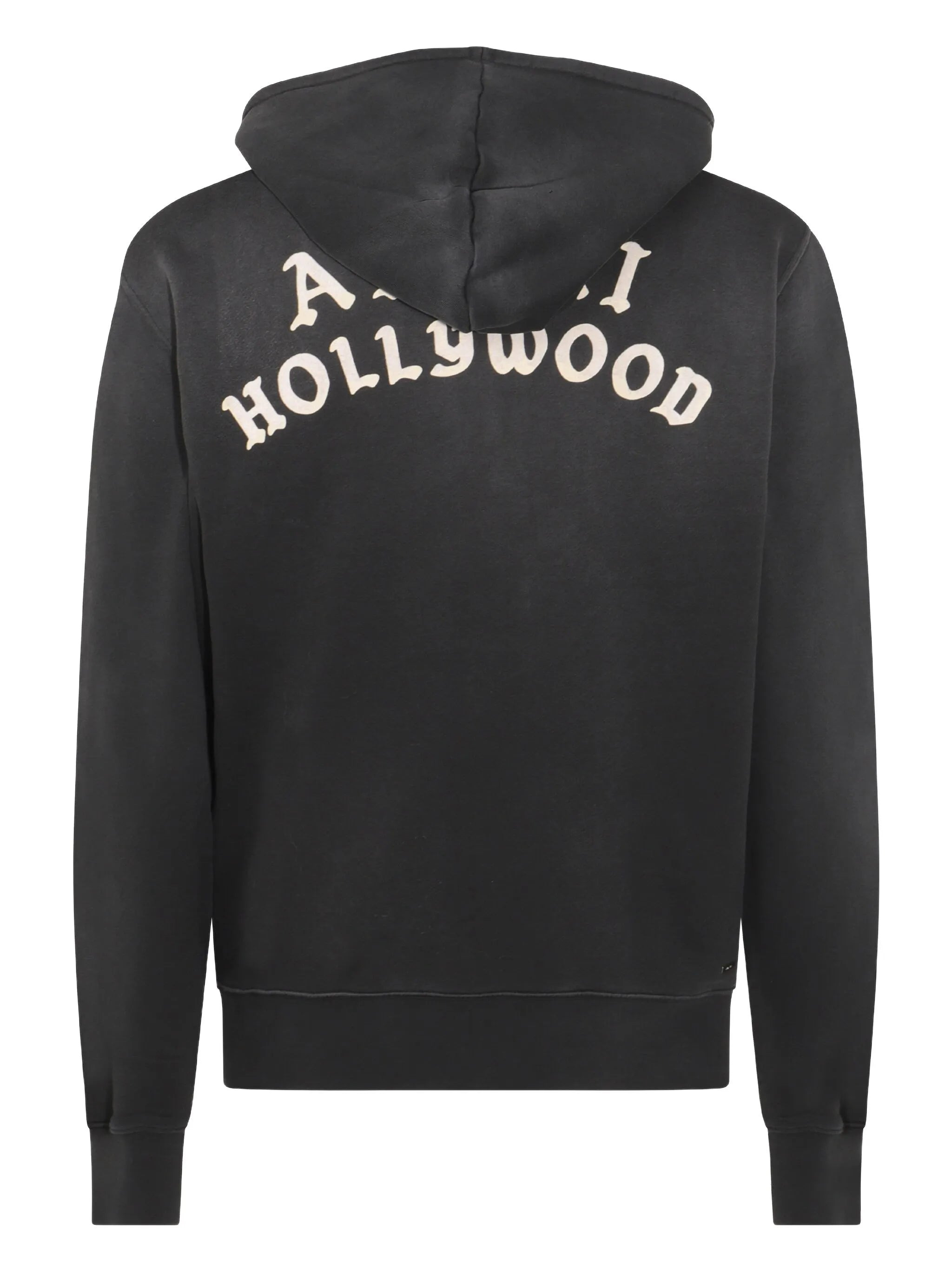 Hollywood-embellished zip-up hoodie - 3