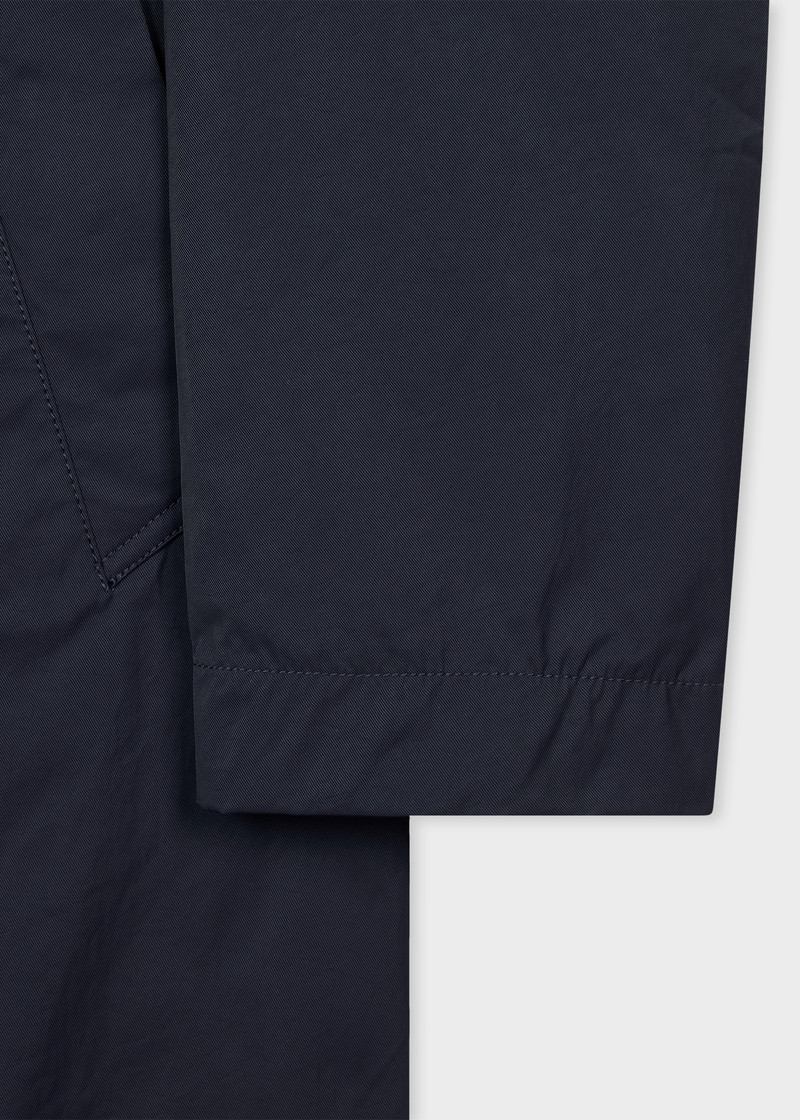 Navy Lightweight Nylon Mac 3