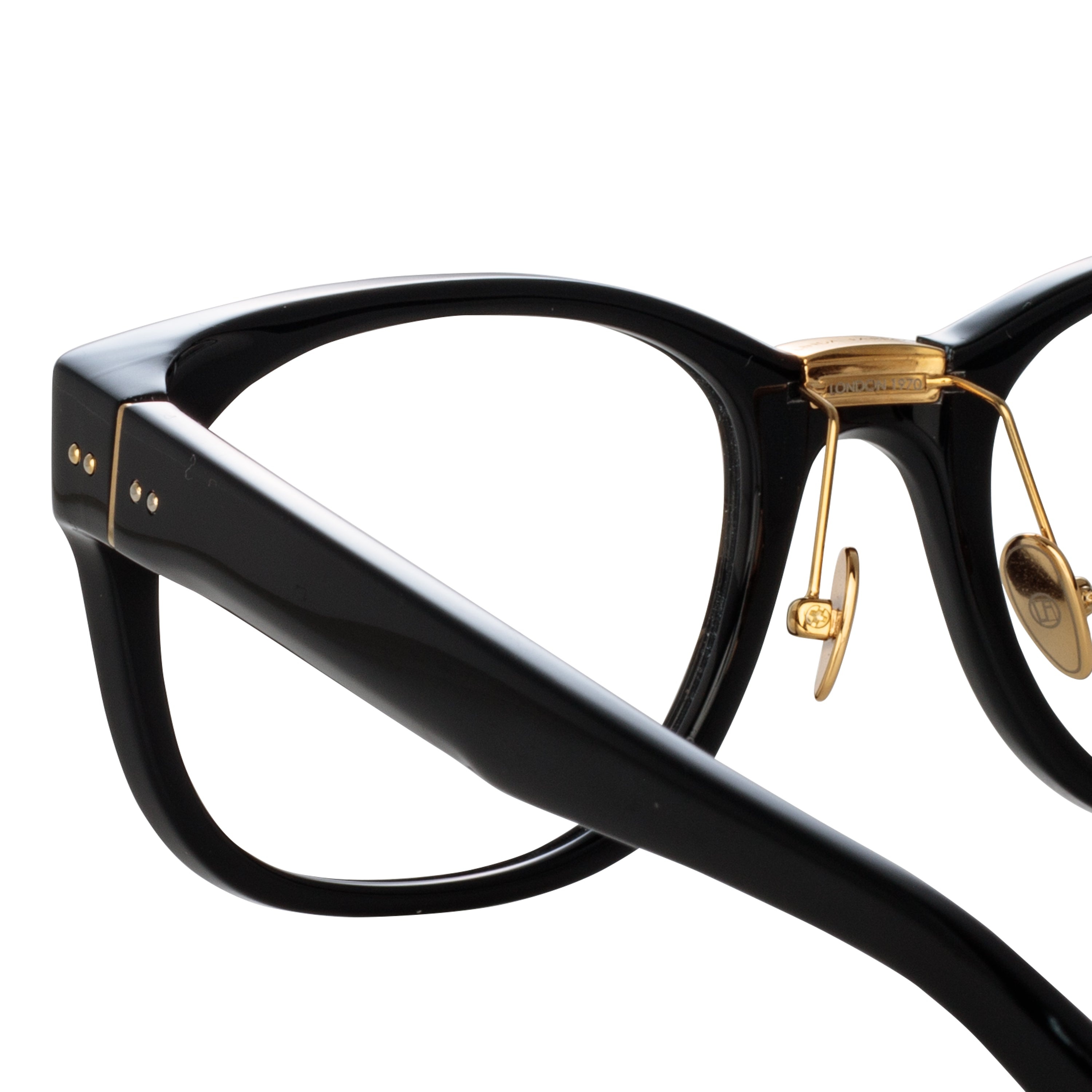 MEN'S CEDRIC A RECTANGULAR OPTICAL FRAMES IN BLACK - 6