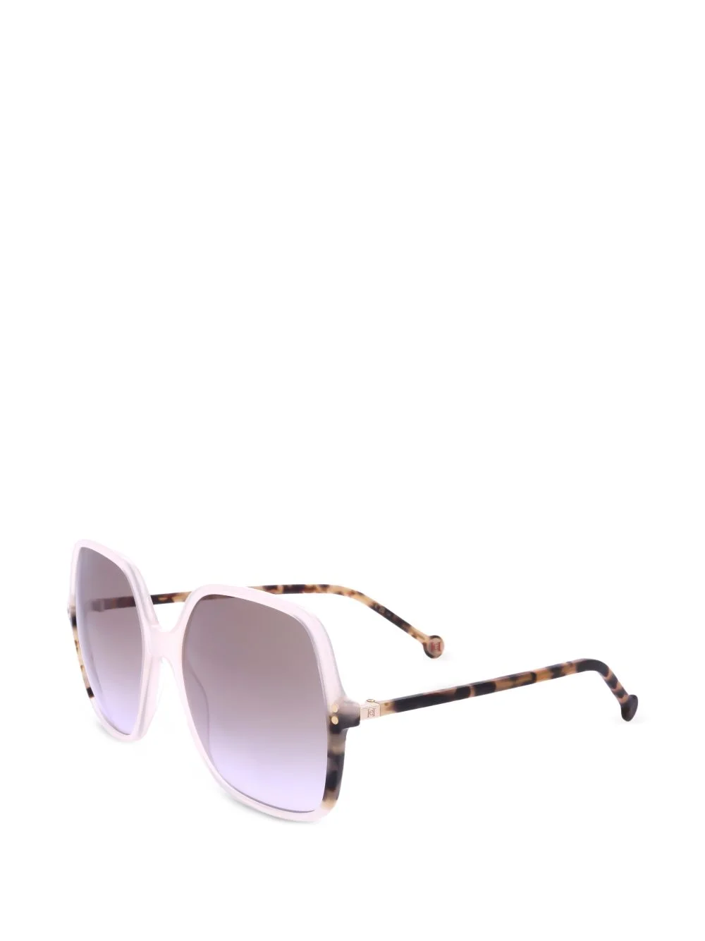 geometric-frame sunglasses - 1