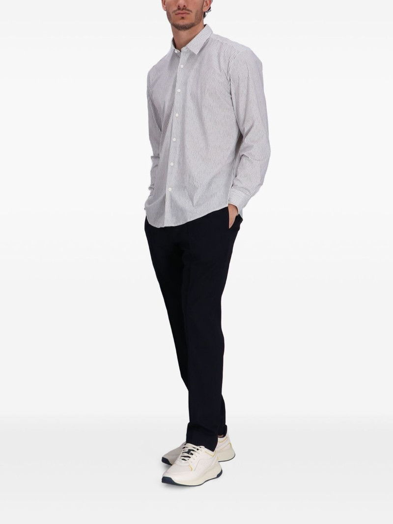 BOSS striped button-down shirt outlook