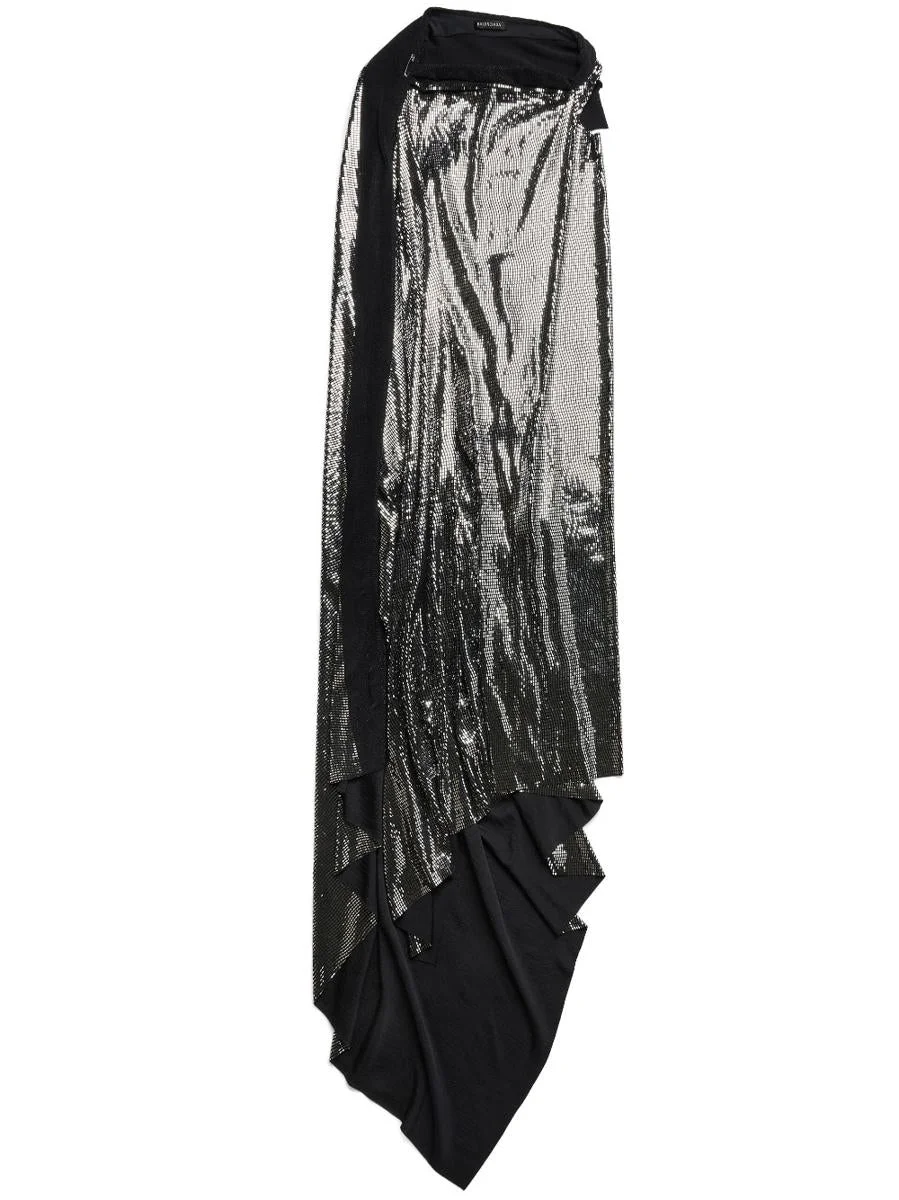 Balenciaga Metallic Effect Midi Dress - 1