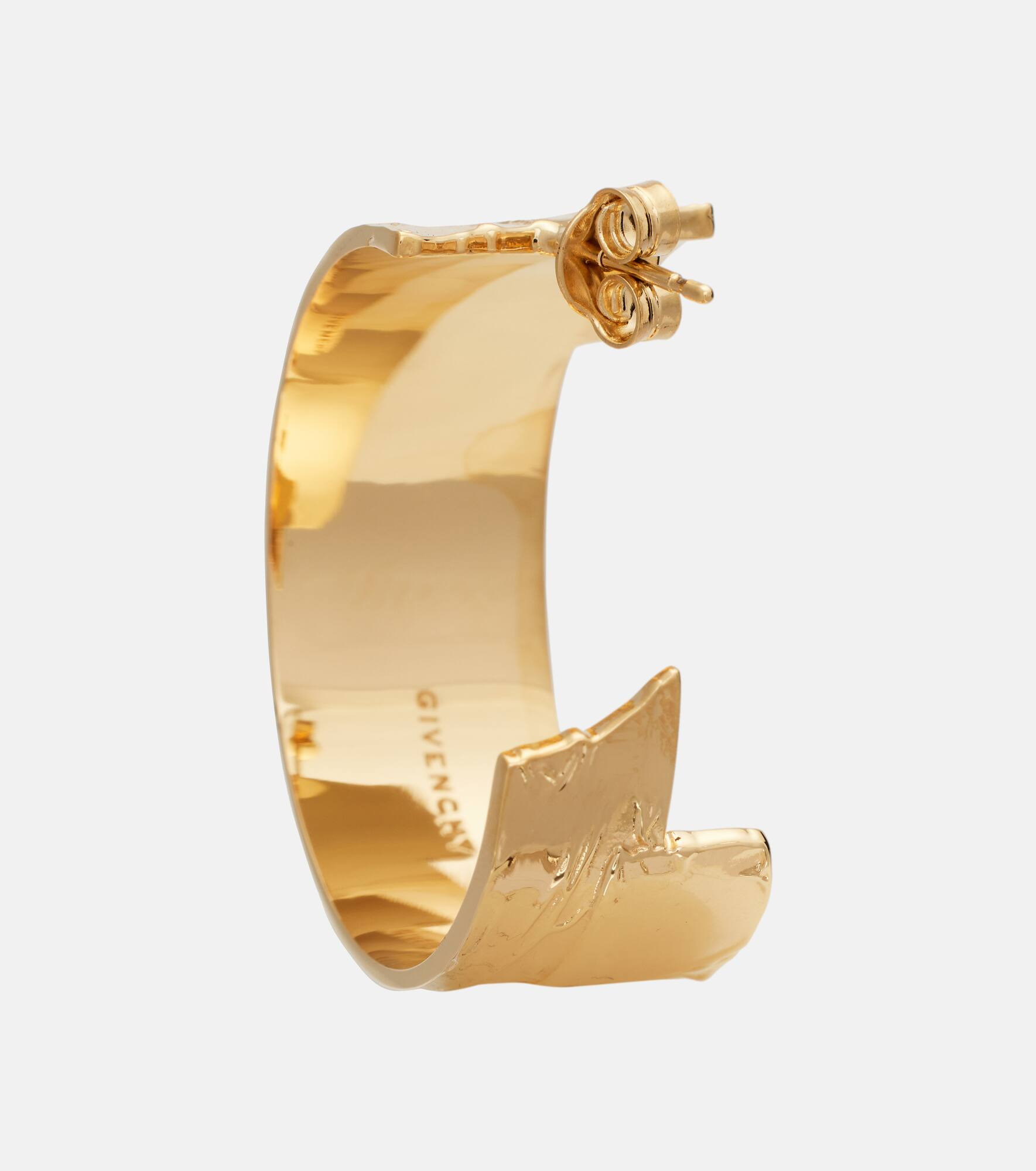Logo hoop earrings - 5