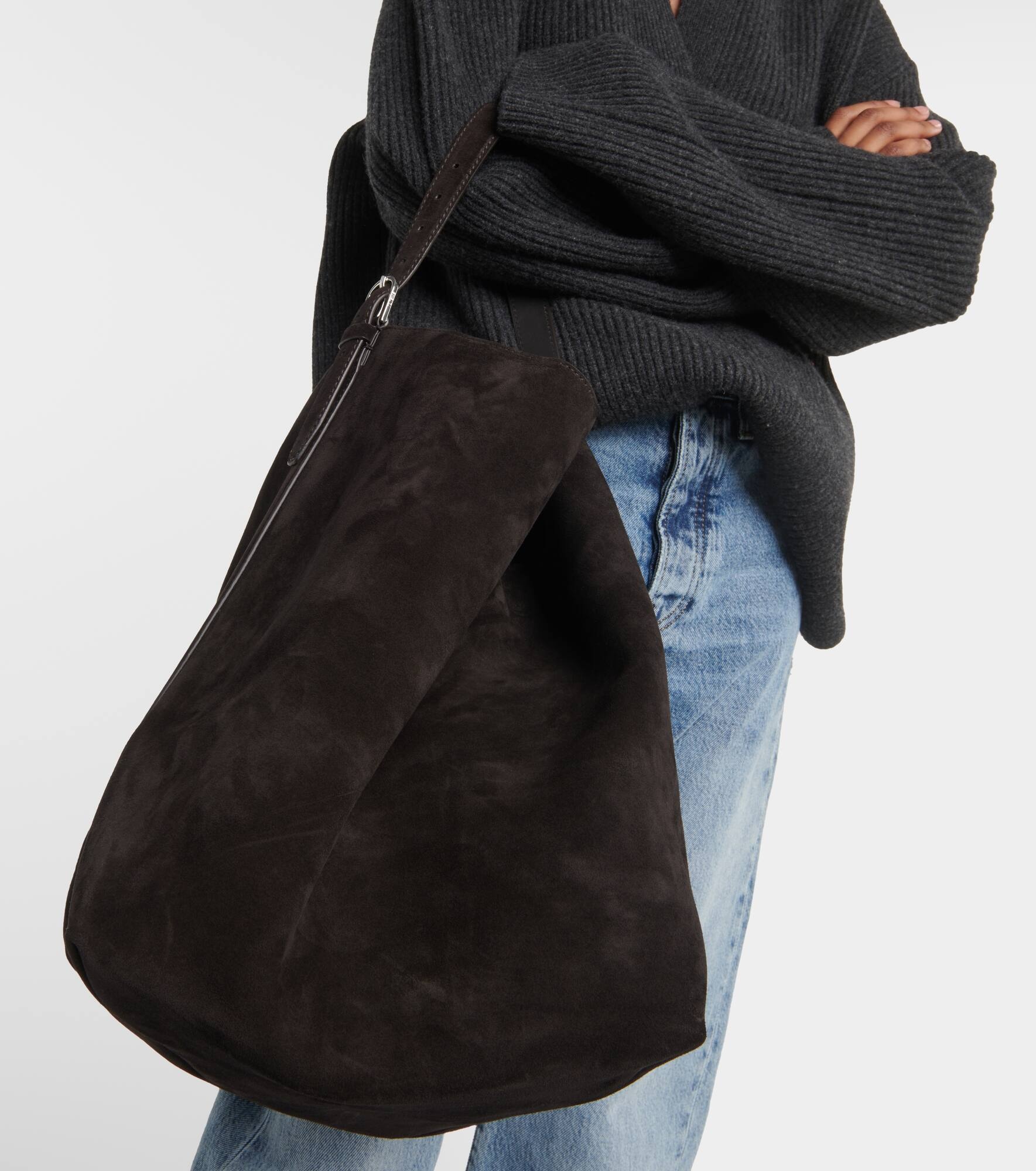 Suede tote bag - 2