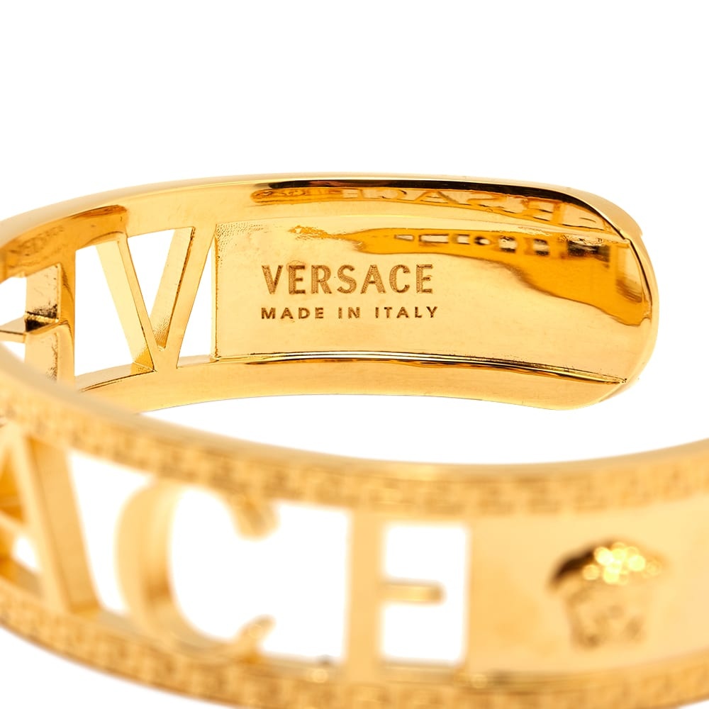 Versace Logo Cuff Bracelet - 2