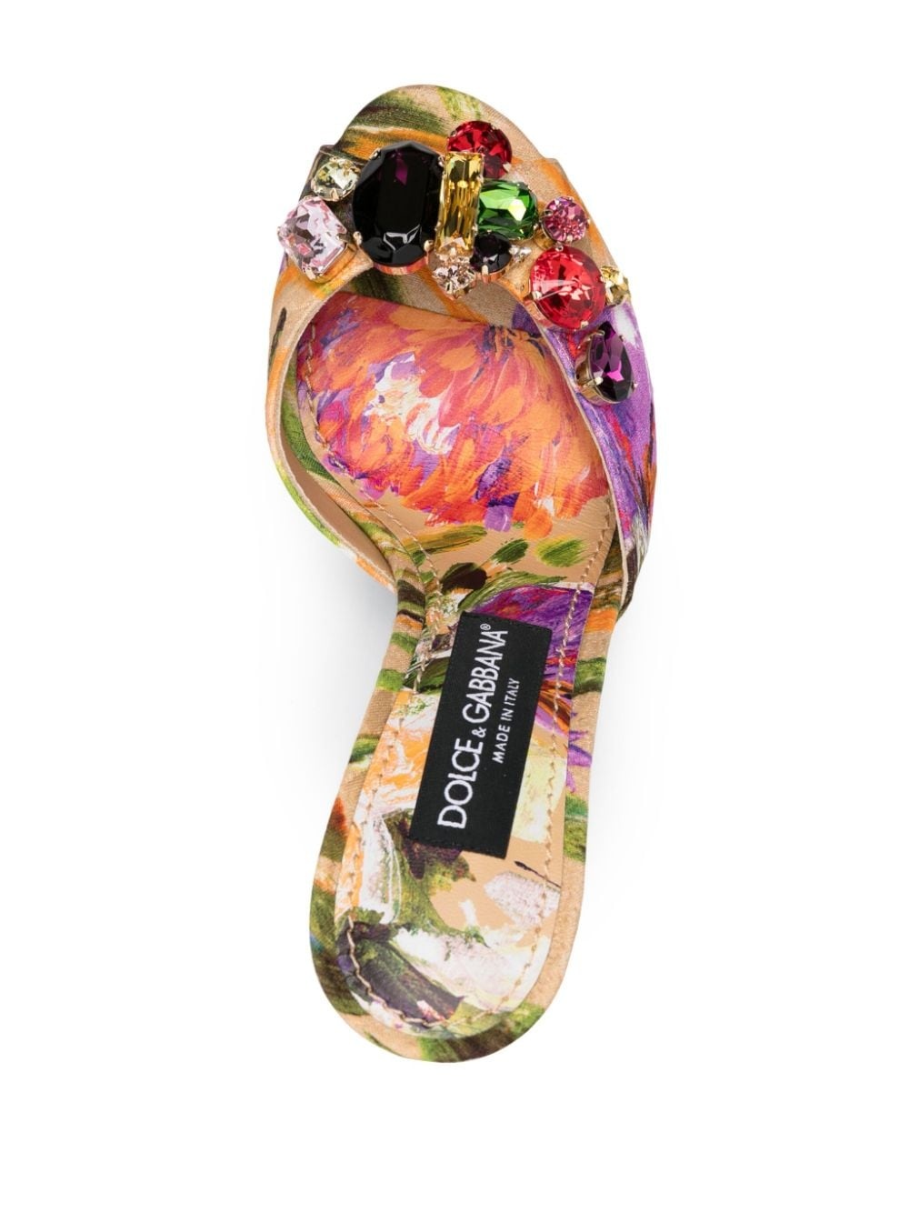 105mm Bloom-print mules - 4