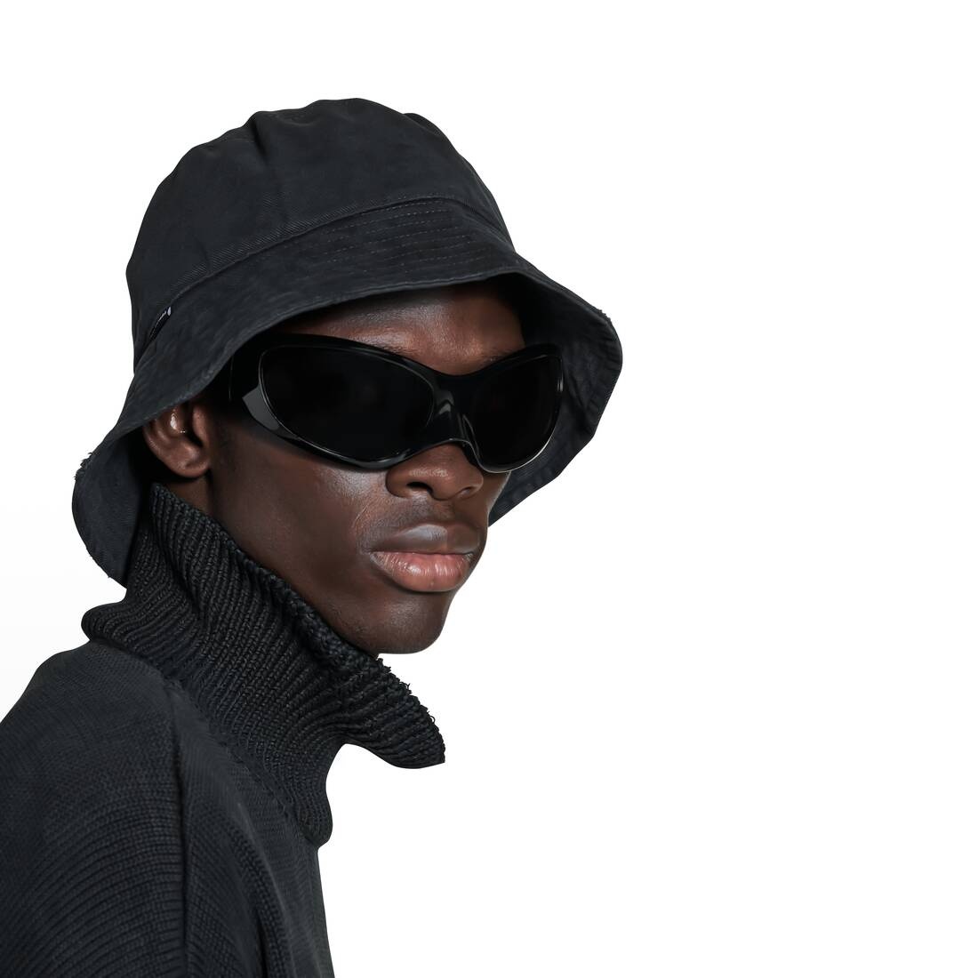 Men's Bucket Hat in Black - 5
