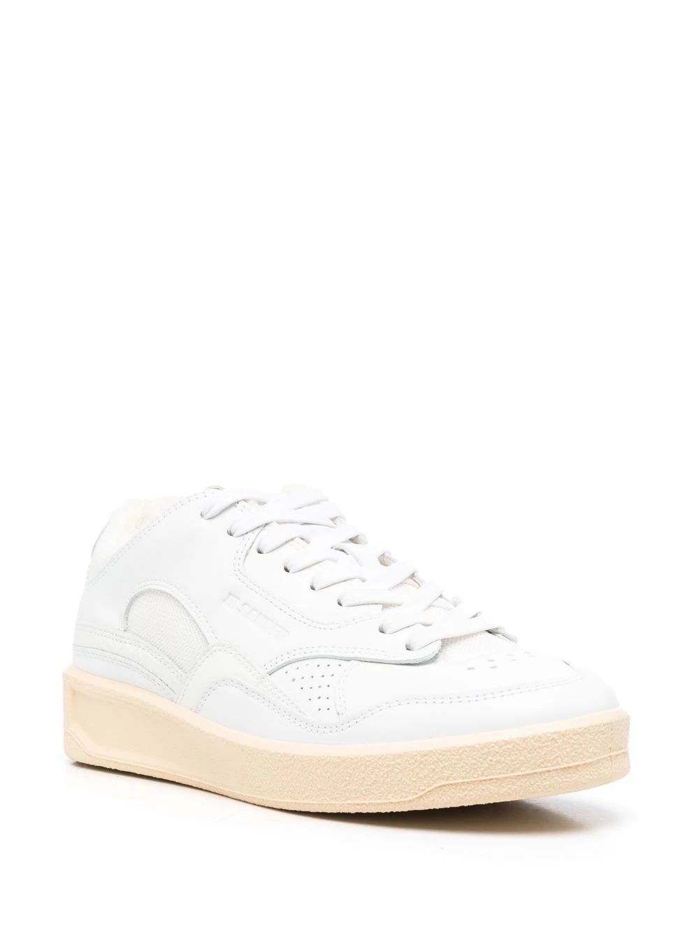 debossed-logo low-top sneakers - 2