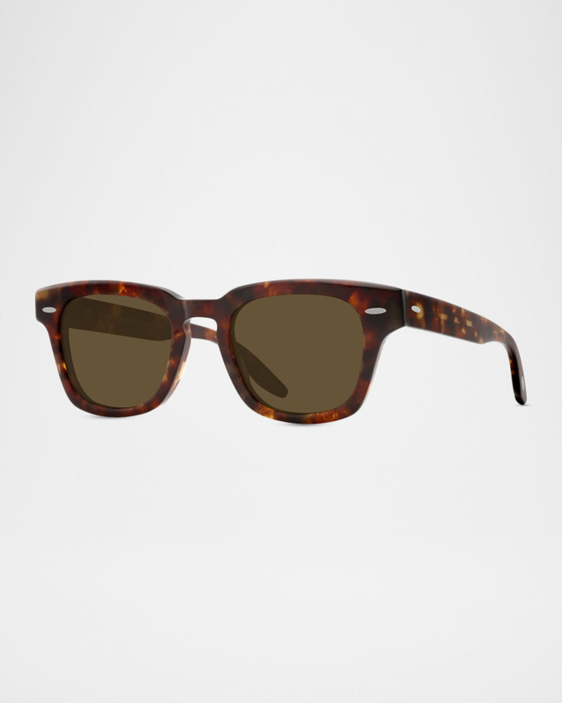 BARTON PERREIRA Men's Frederick Acetate Square Sunglasses outlook