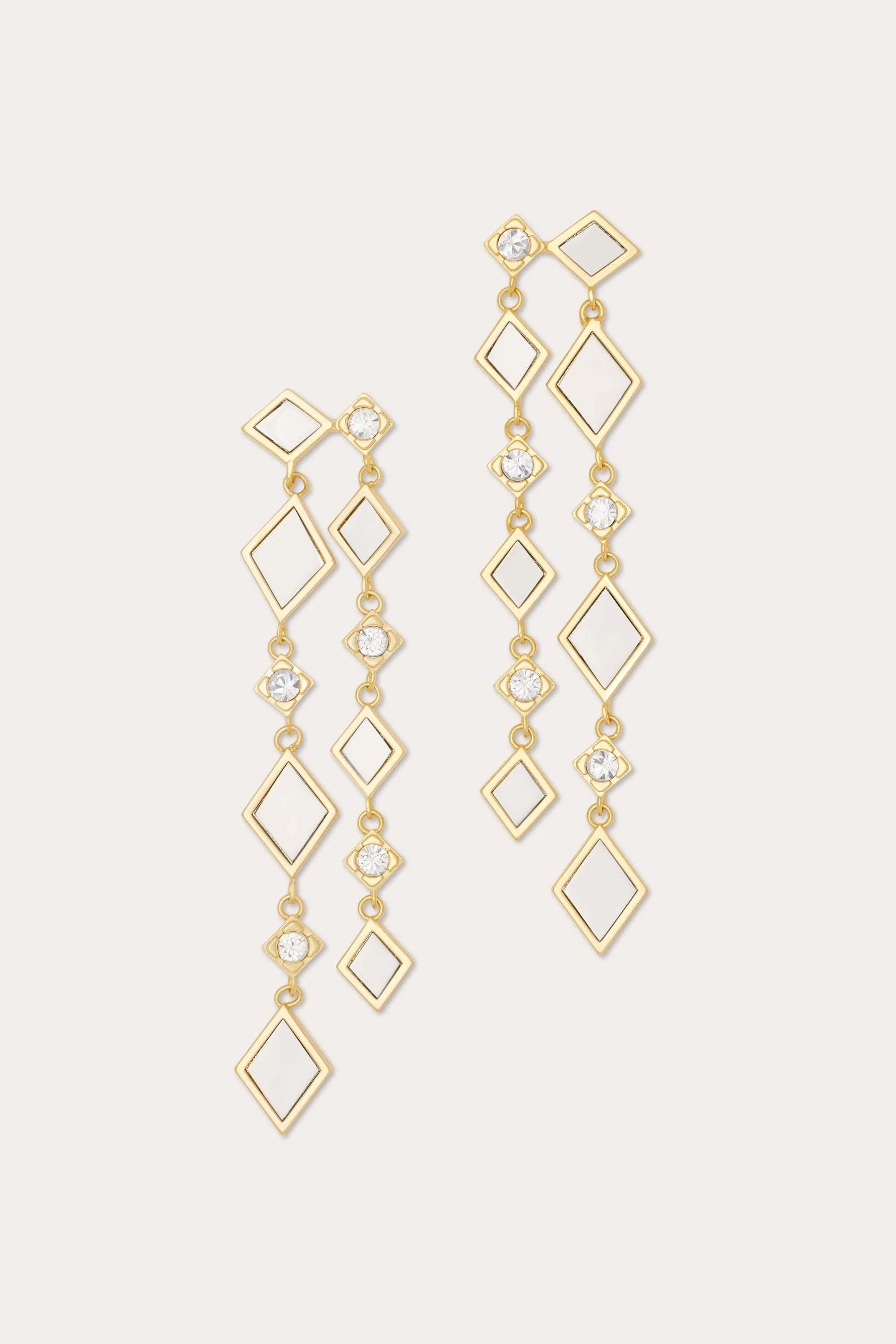 Eliza Layered Statement Earrings - 1