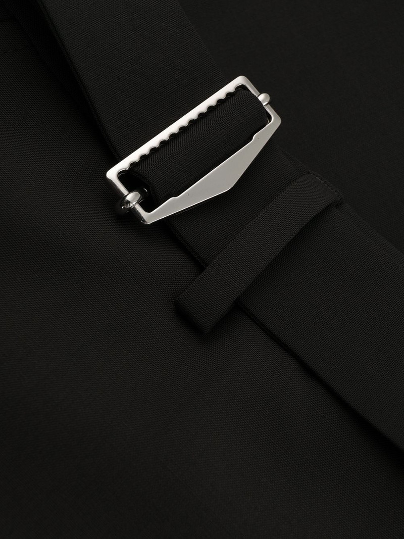 belted tailored cut trousers 6