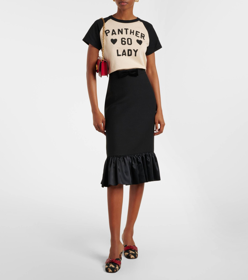 Valentino Knotty 60 printed leather mules outlook