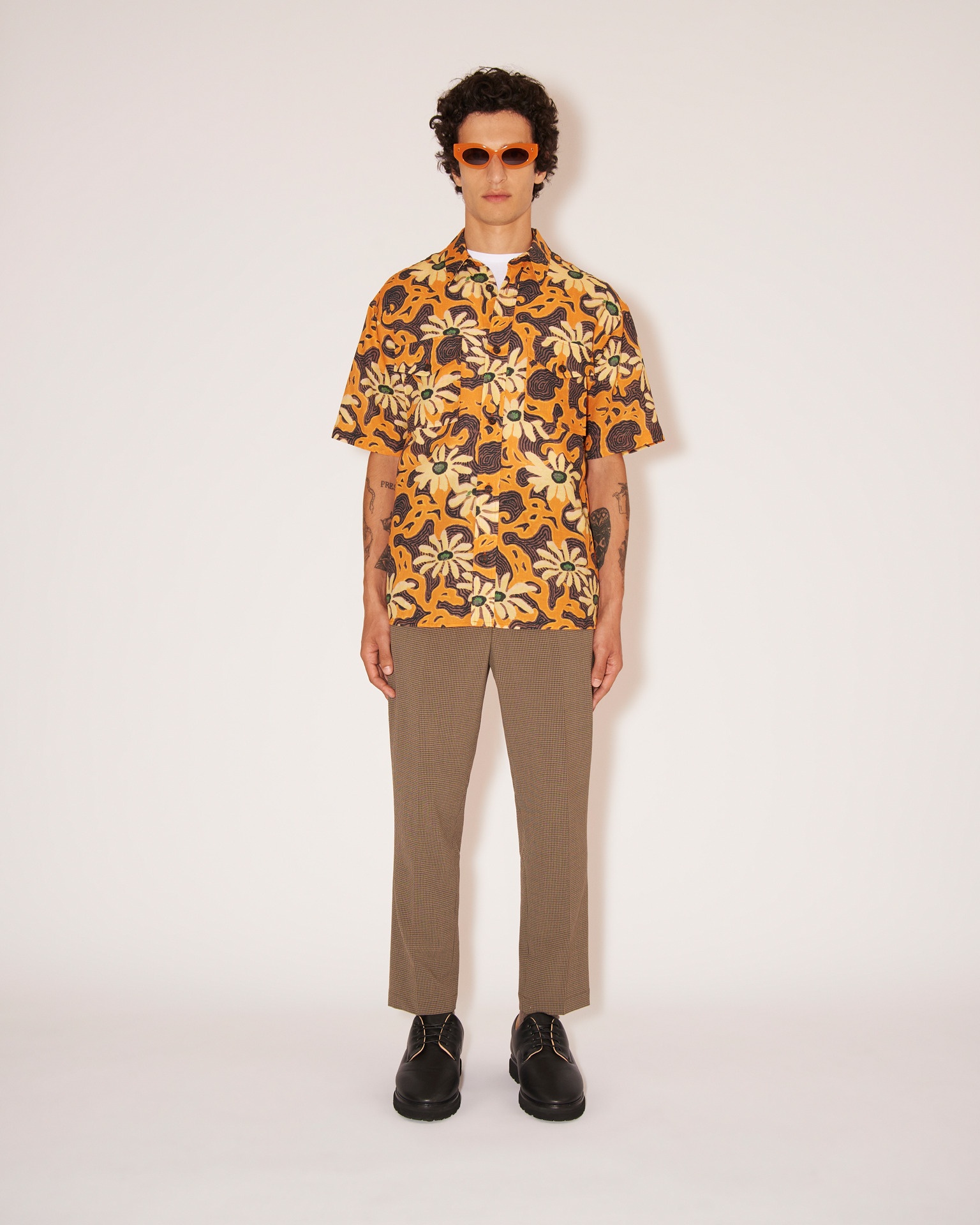 ADDEN - Seersucker-suiting pants - Pebble - 2