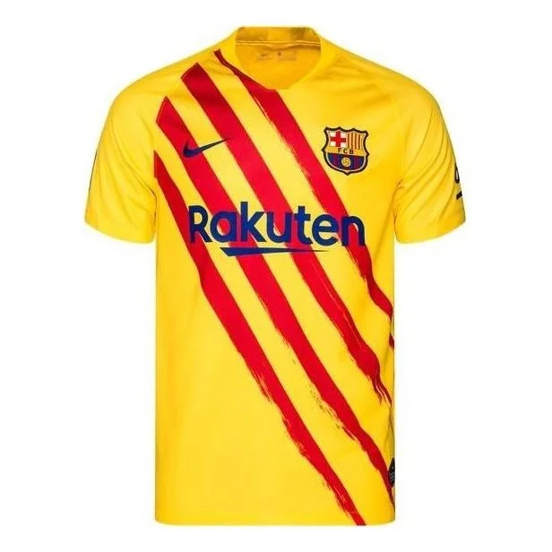 Nike FC Barcelona El Classico Stadium Mens Soccer Jersey 19/20 'Gold' CT2527-727 - 1