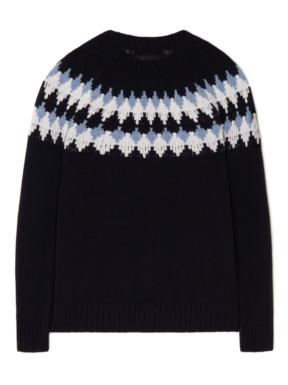 fair isle intarsia-knit wool sweater - 7