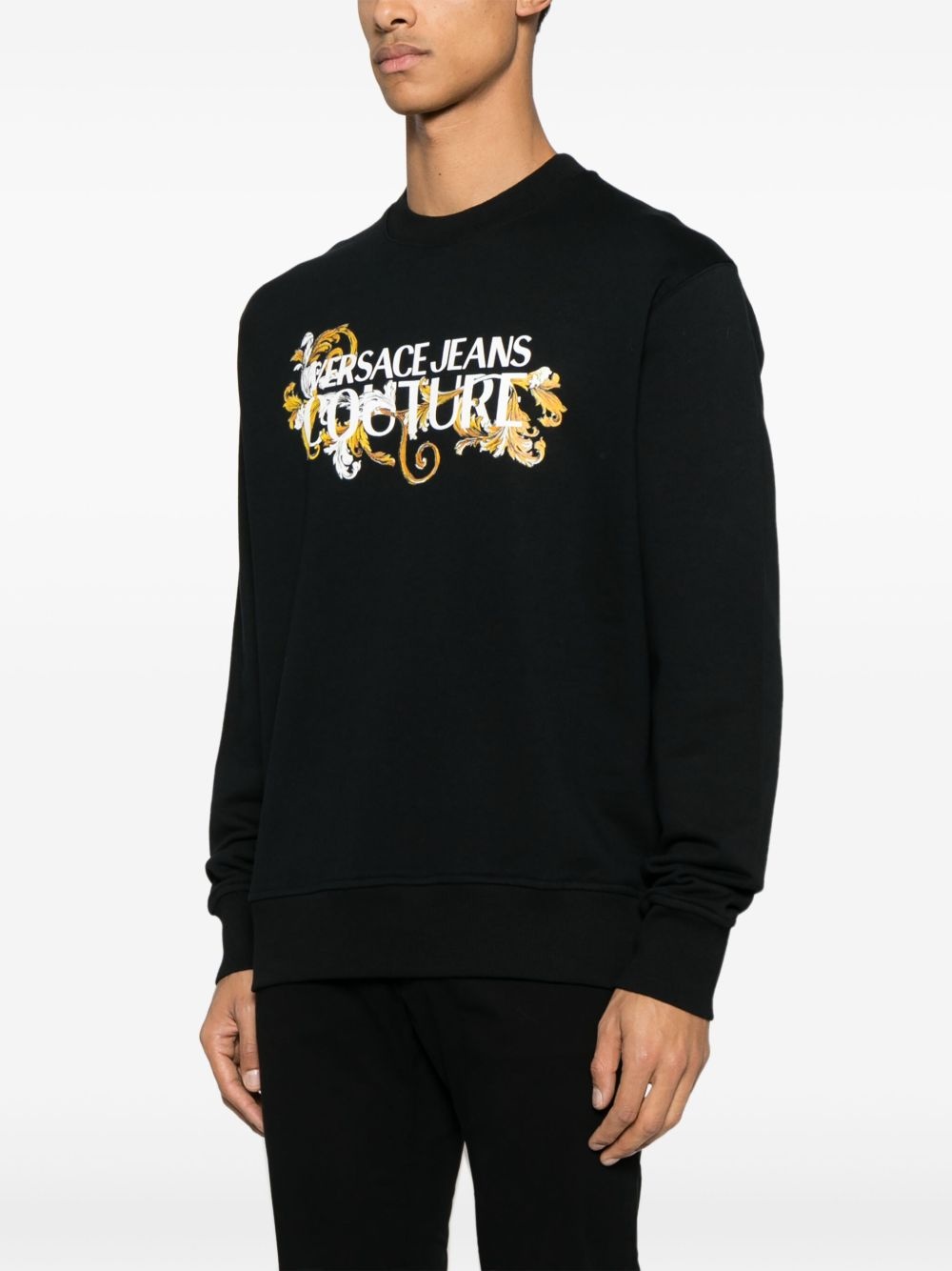 Barocco-print sweatshirt - 3