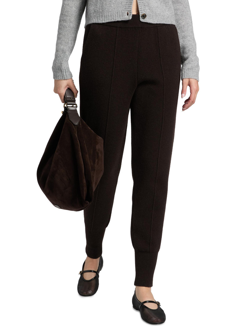 Women's Capsule Aila Cashmere Trousers - Dark Oak 3