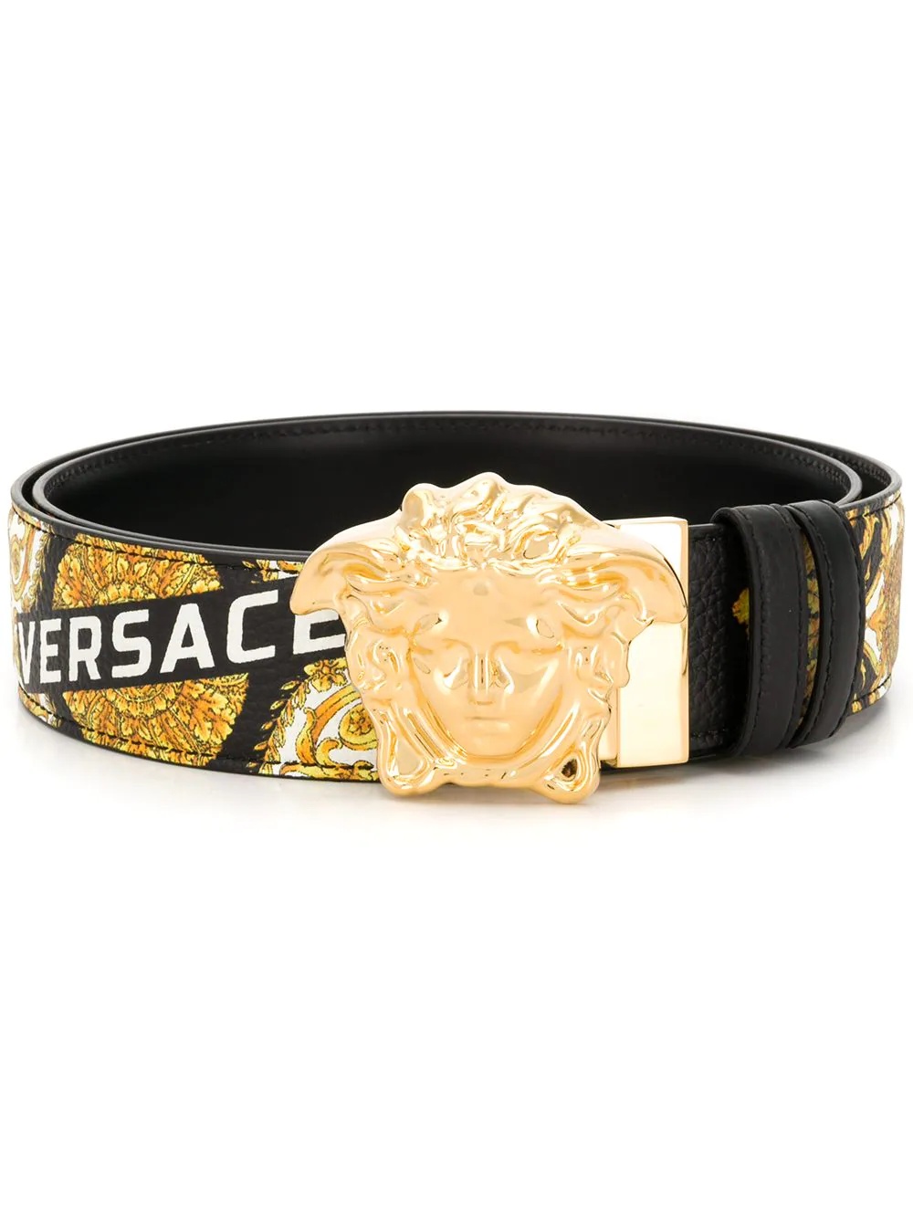 barocco print medusa belt - 1