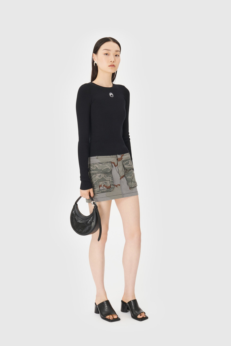 Marine Serre Regenerated Camo Mini Skirt outlook