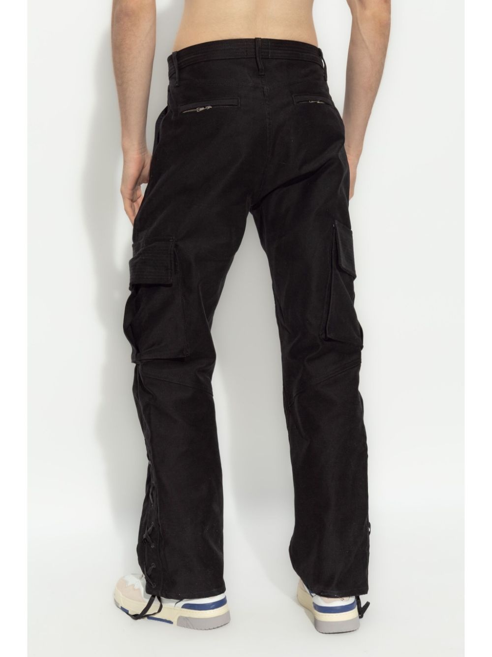 straight-leg cargo trousers - 4