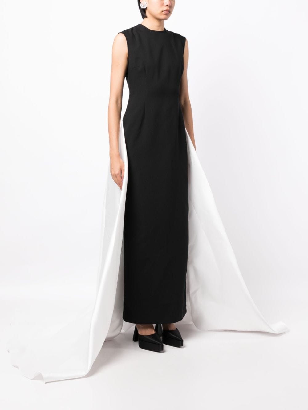Flor sleeveless train dress - 3
