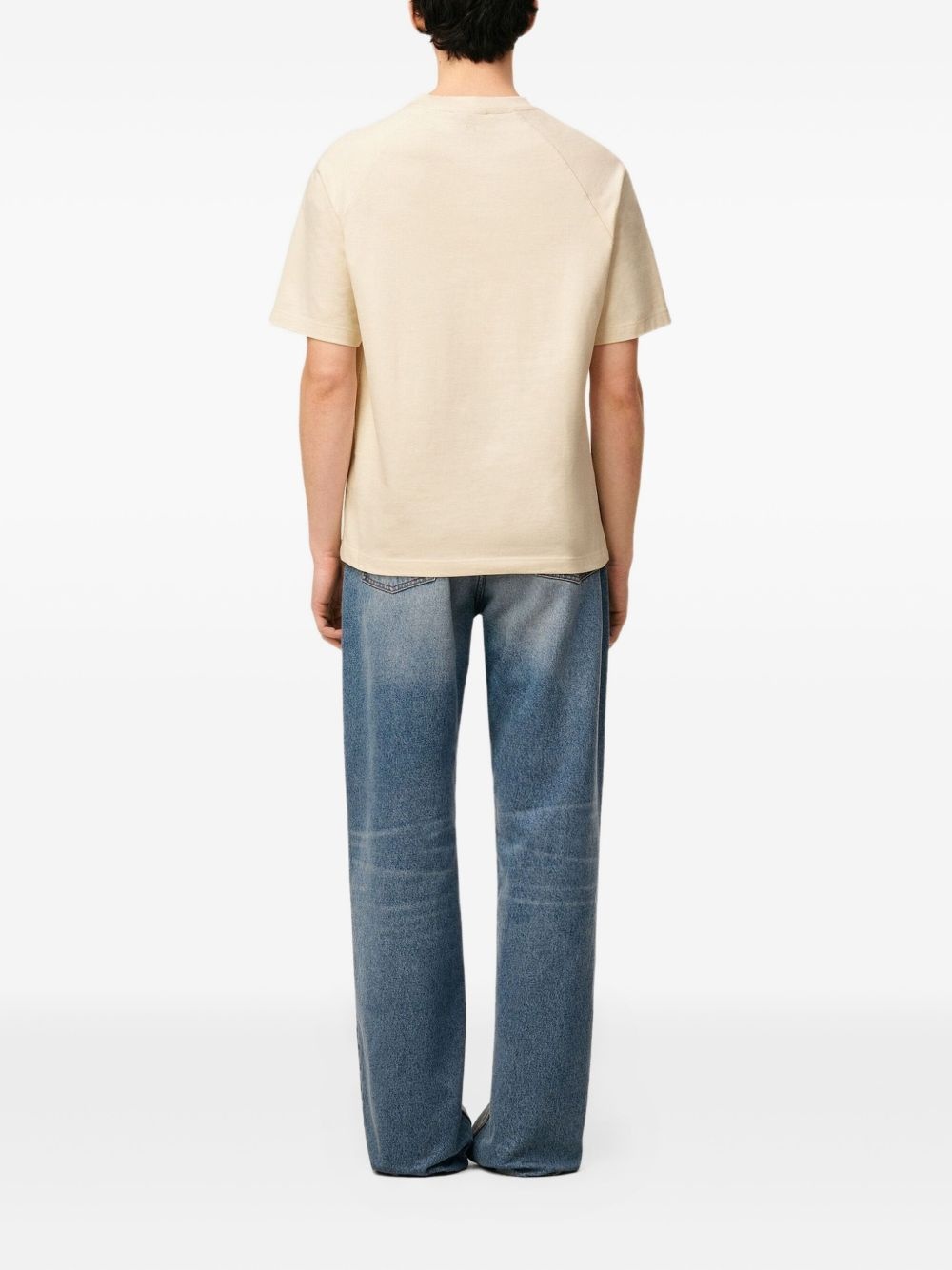 raglan-sleeve embroidered T-shirt - 4