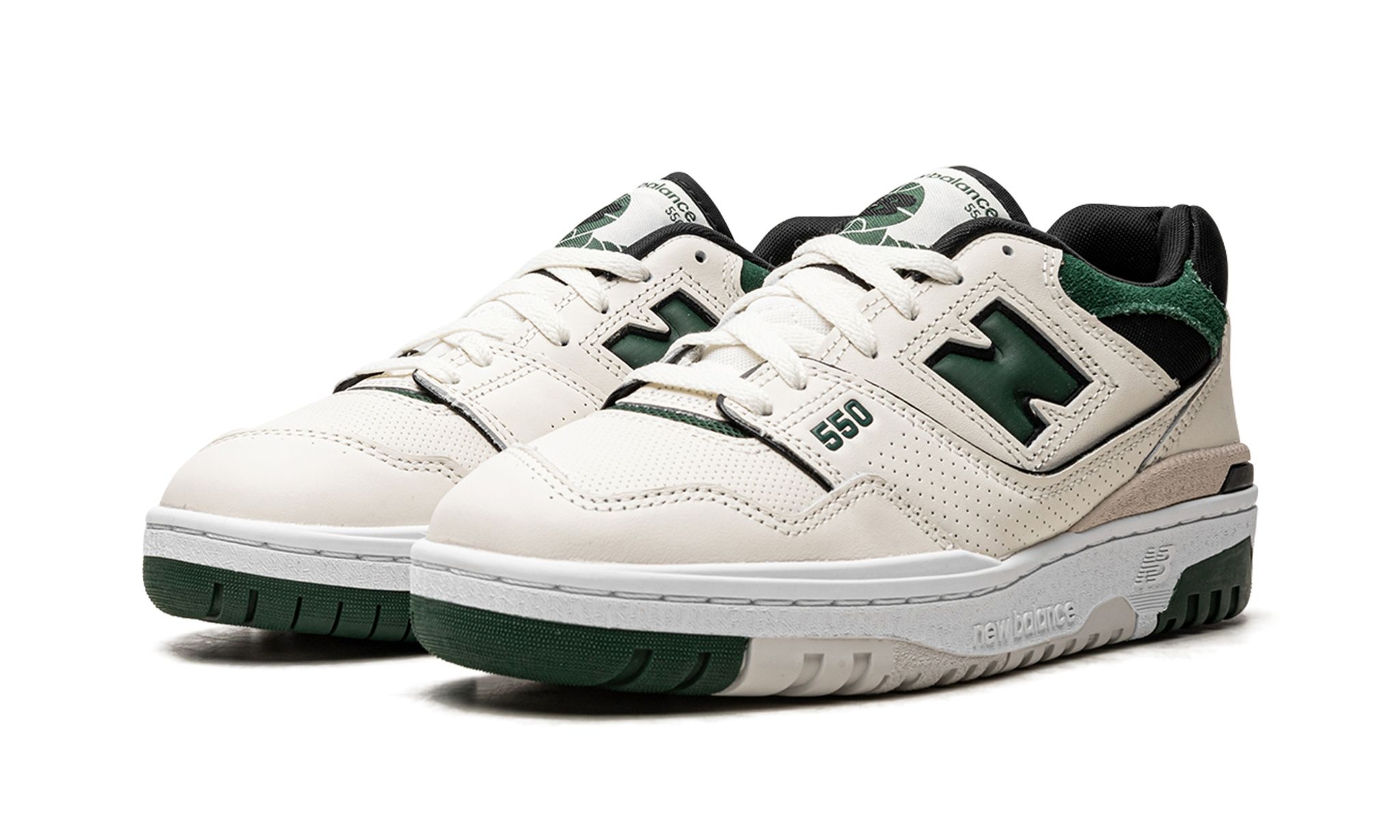 New Balance 550 "Sea Salt Pine Green" - 2