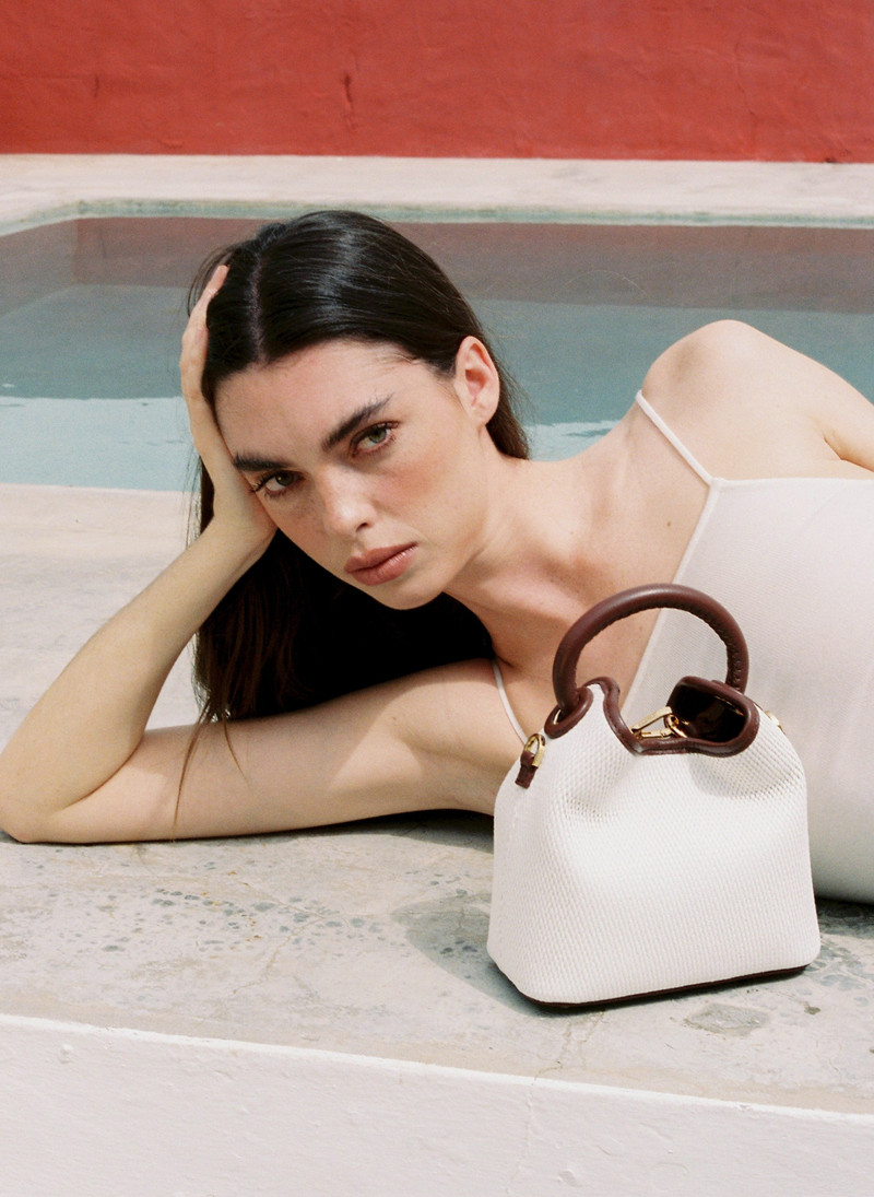 Elleme Madeleine Raffia White/Russet outlook
