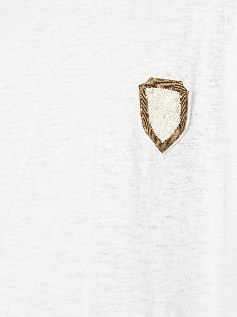 chest patch oversize T-shirt 5