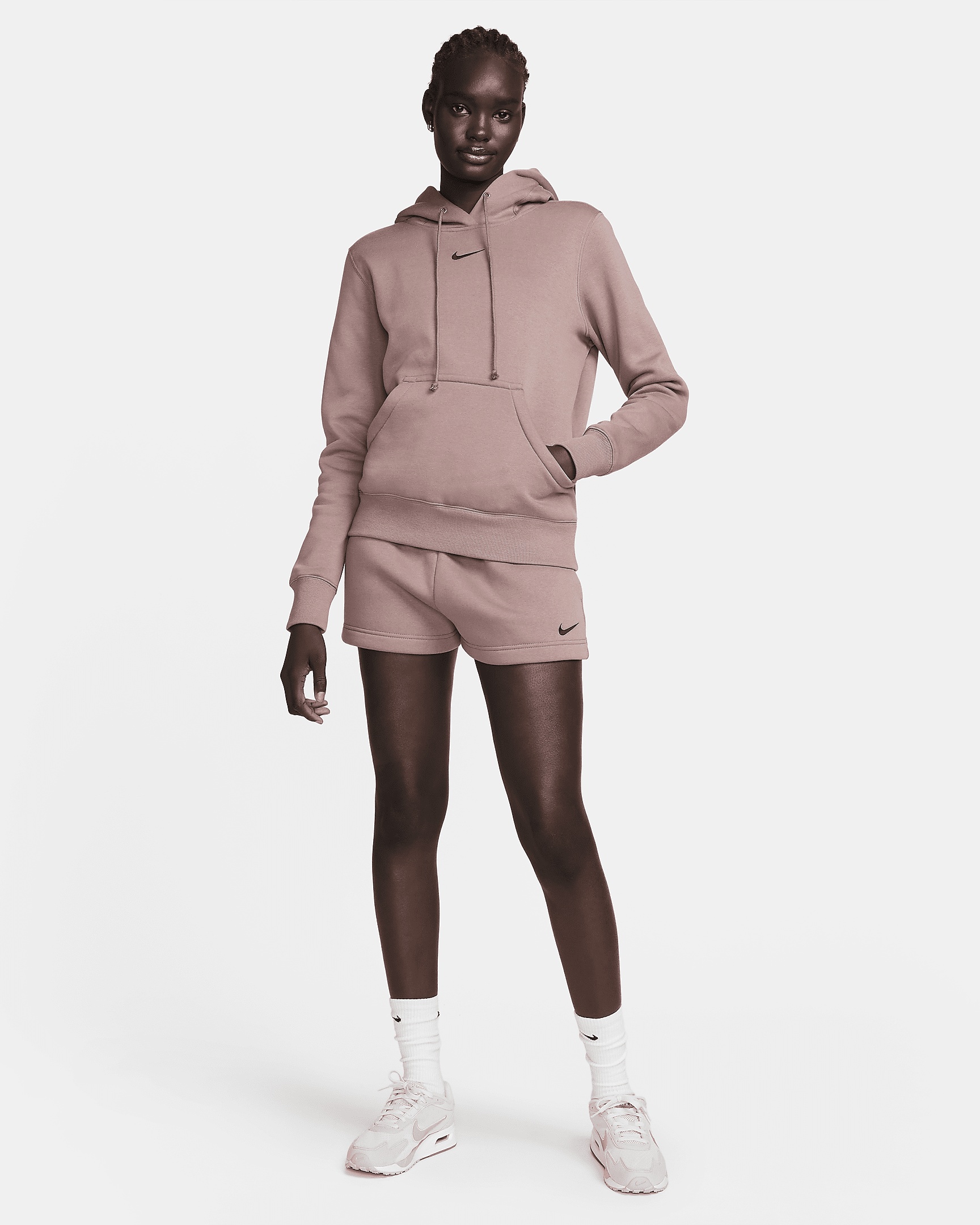 Nike Sportswear Phoenix Fleece Women's High-Waisted Loose Shorts - 8