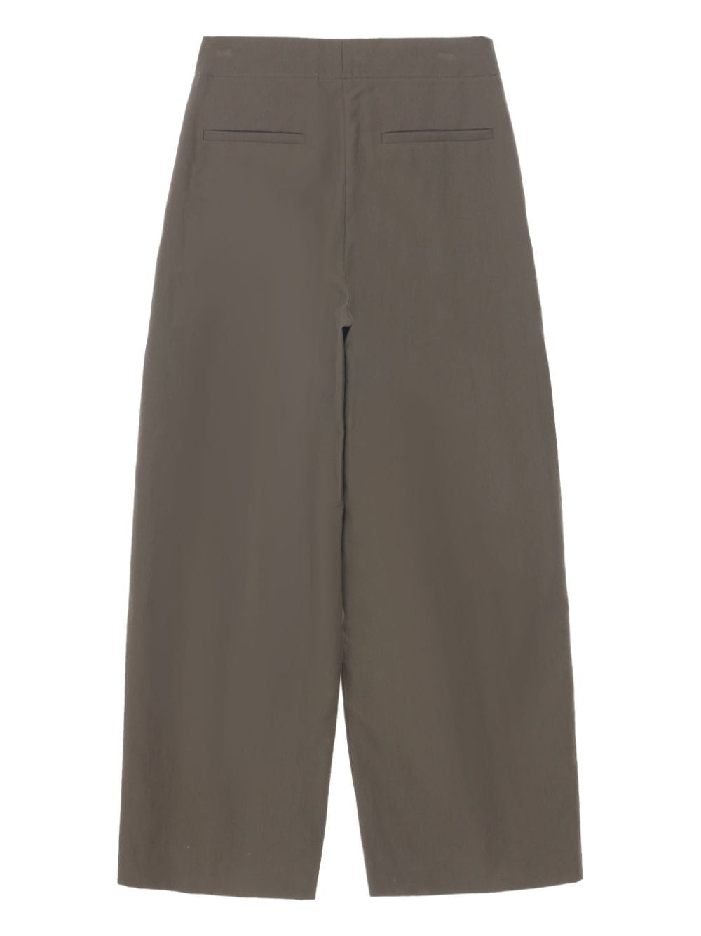Wide leg cropped trousers - 4