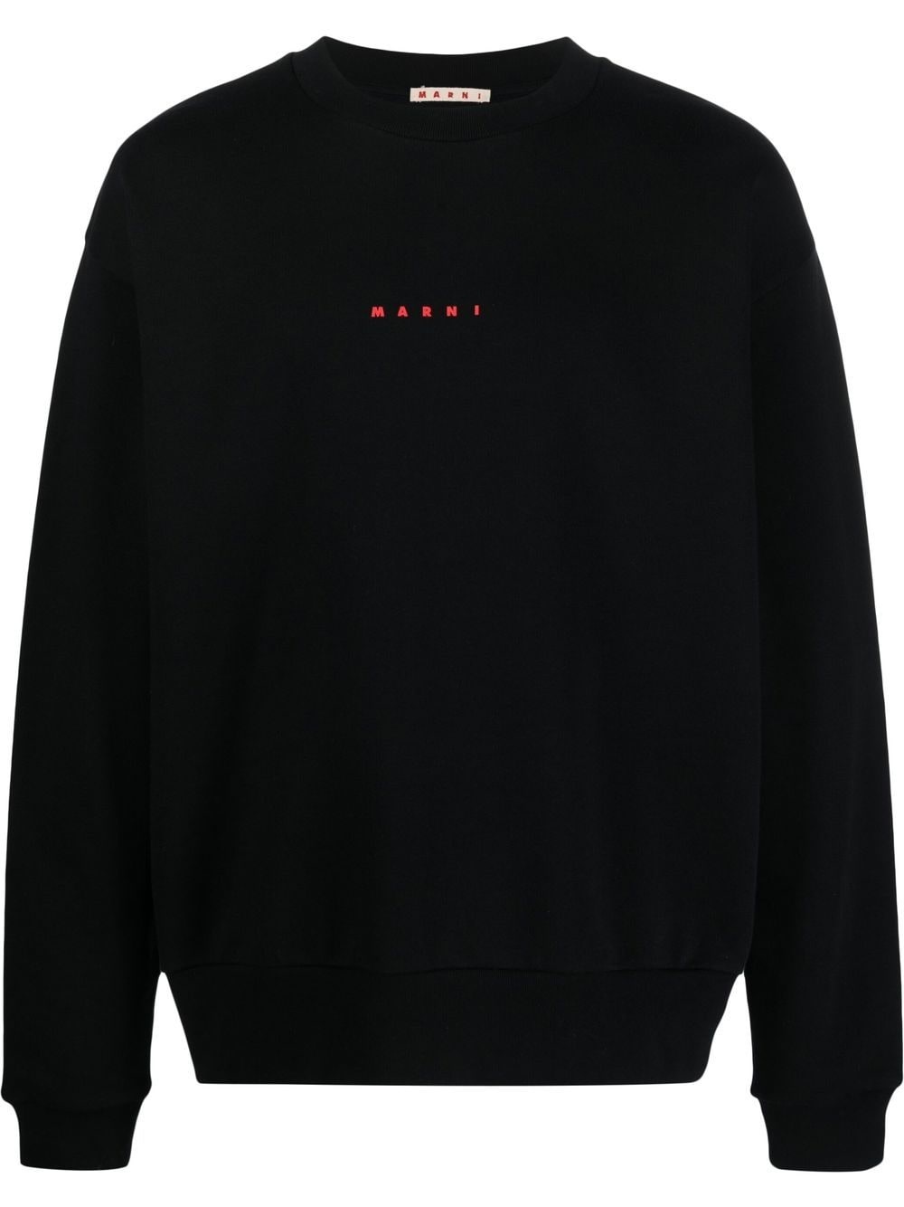 logo-print crew-neck sweatshirt - 1