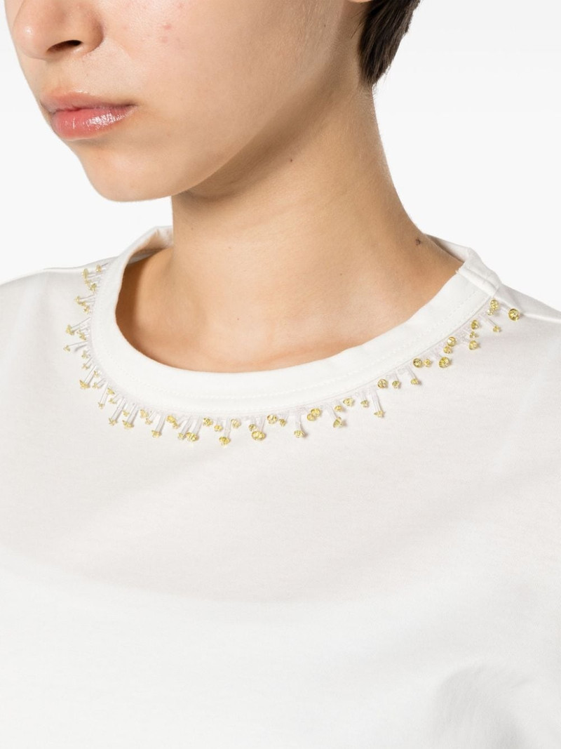 bead-embellished T-shirt 5