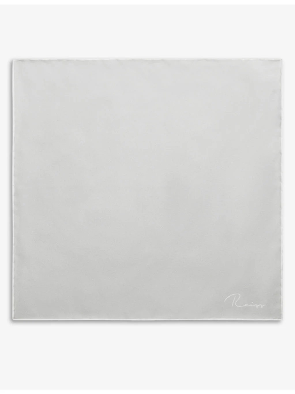 Ceremony logo-print silk pocket square - 1
