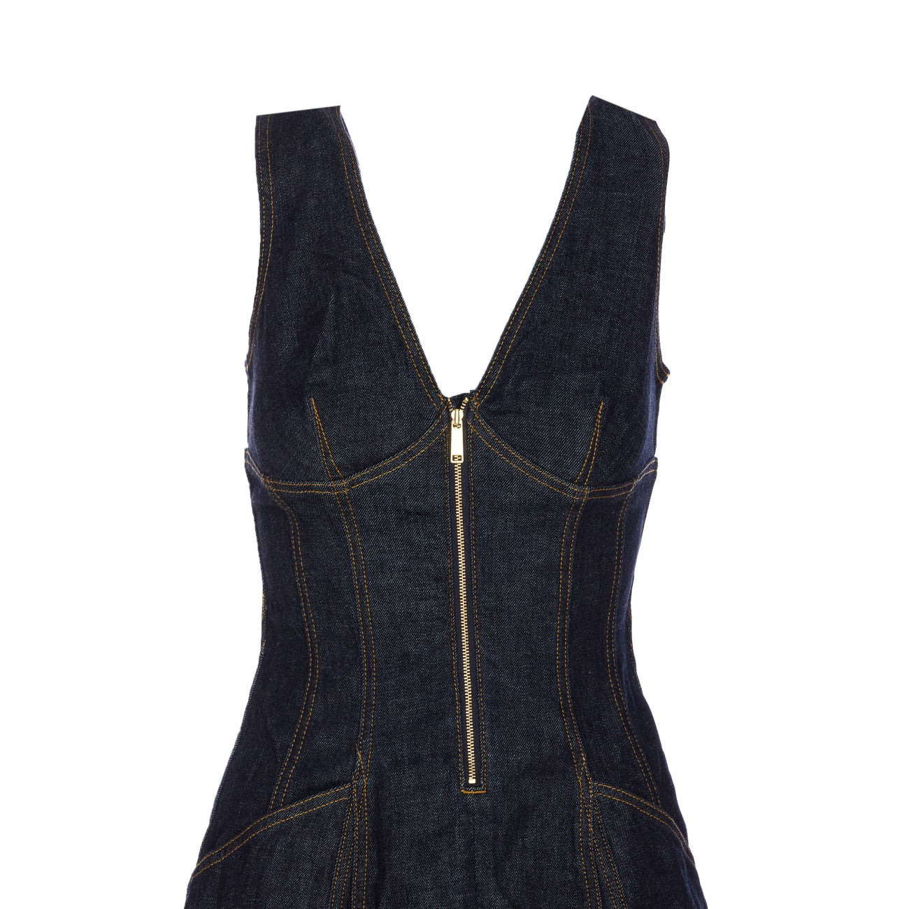 Self Portrait Women Denim Midi Dress - 4