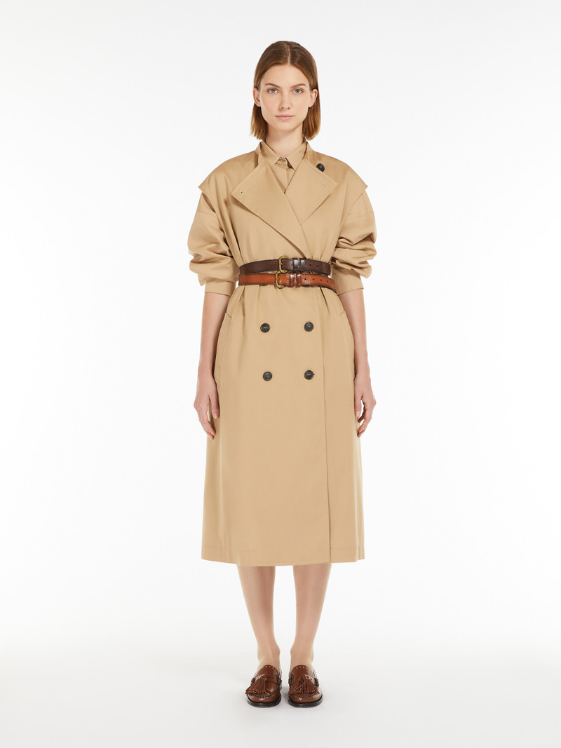 WEEKEND Max Mara VIVETTA Water-repellent gabardine trench coat set outlook