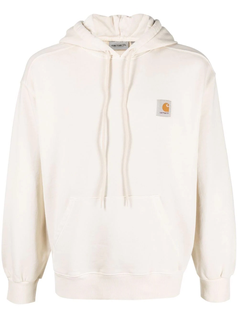 Nelson logo-patch pullover hoodie - 1