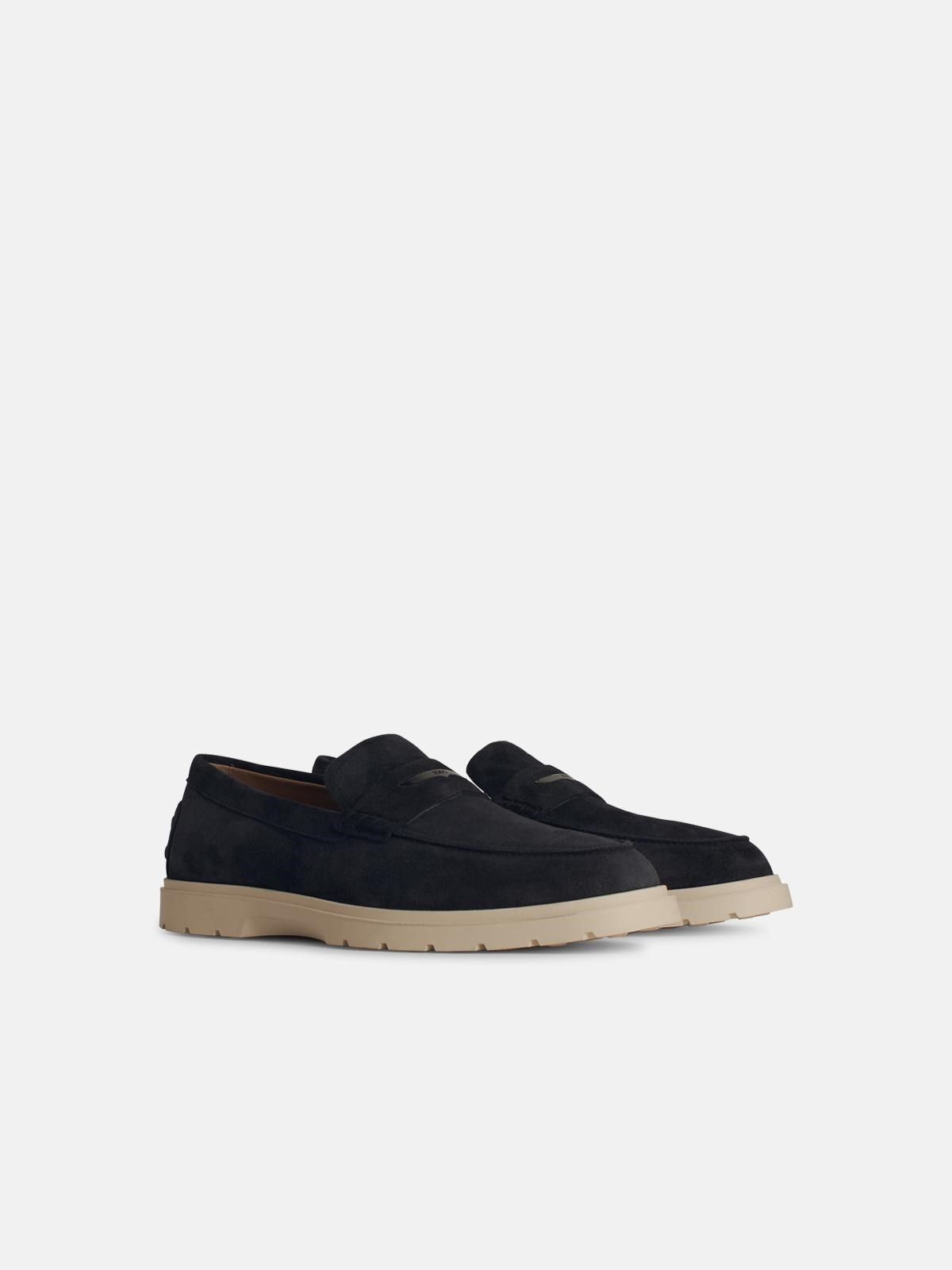 BLUE SUEDE LOAFERS - 2