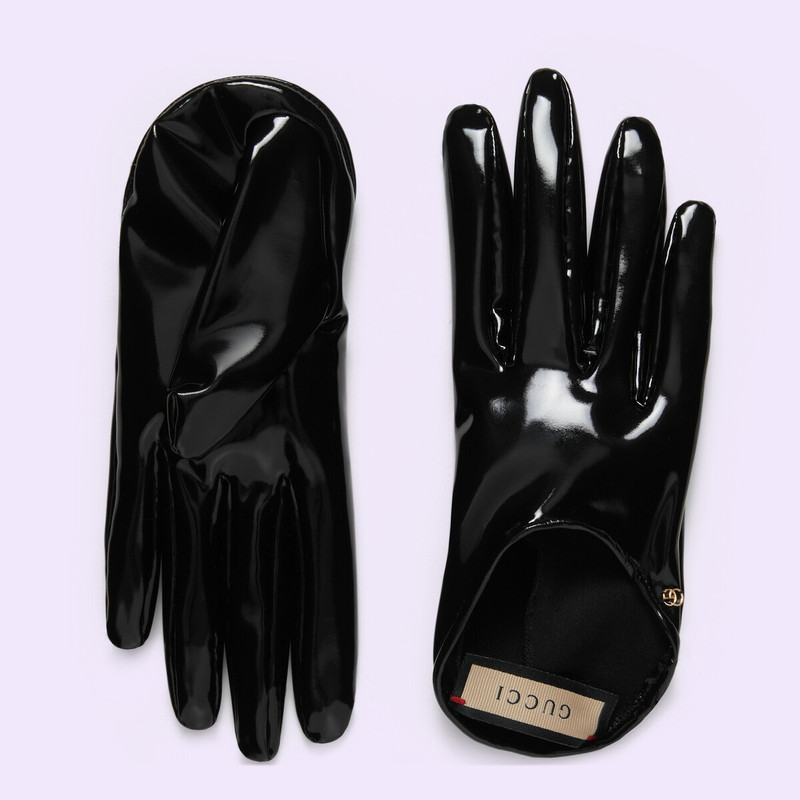 Shiny lycra gloves 1