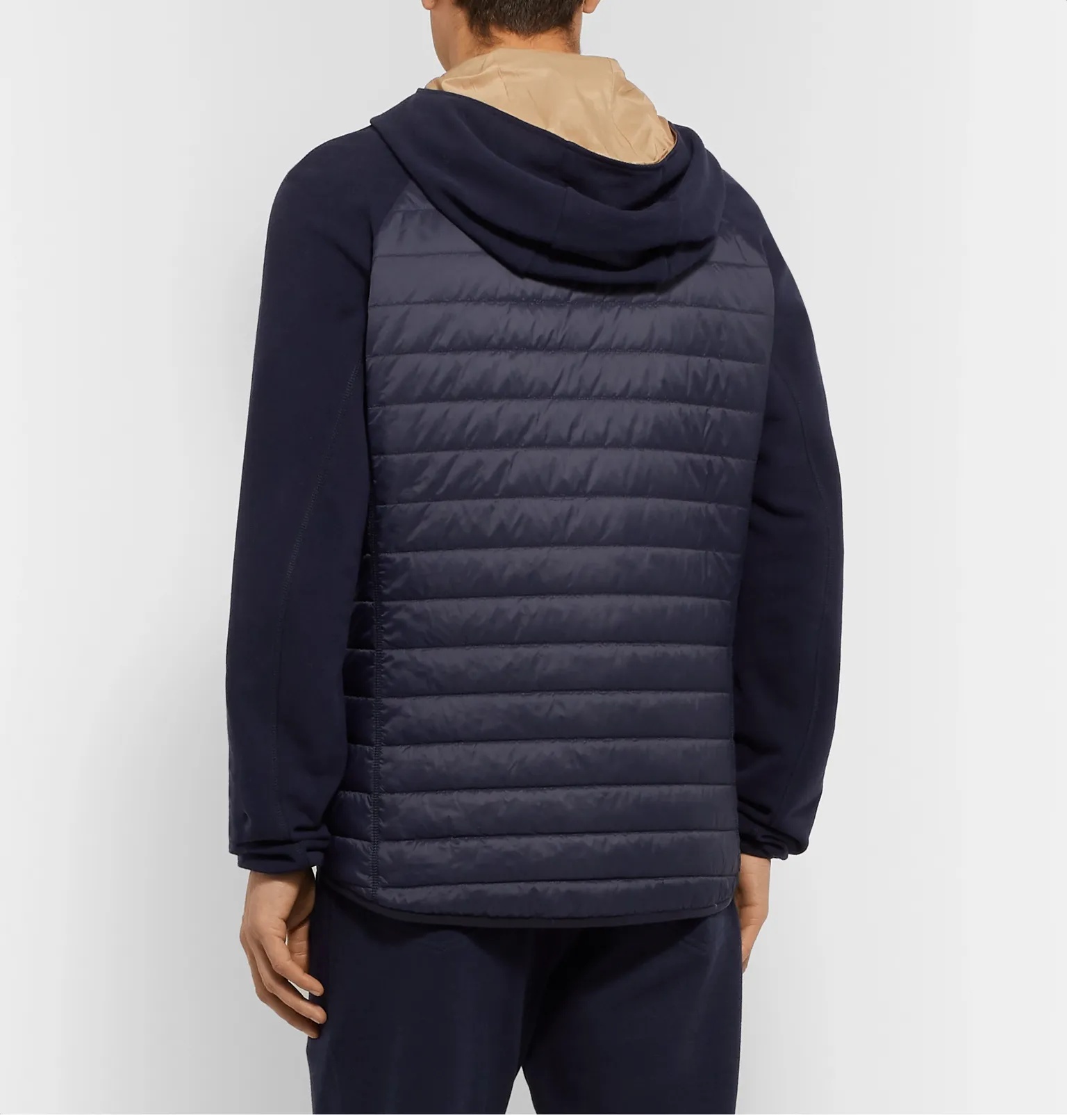 Quilted Nylon and Jersey Thermore Ecodown Hooded Jacket - 5