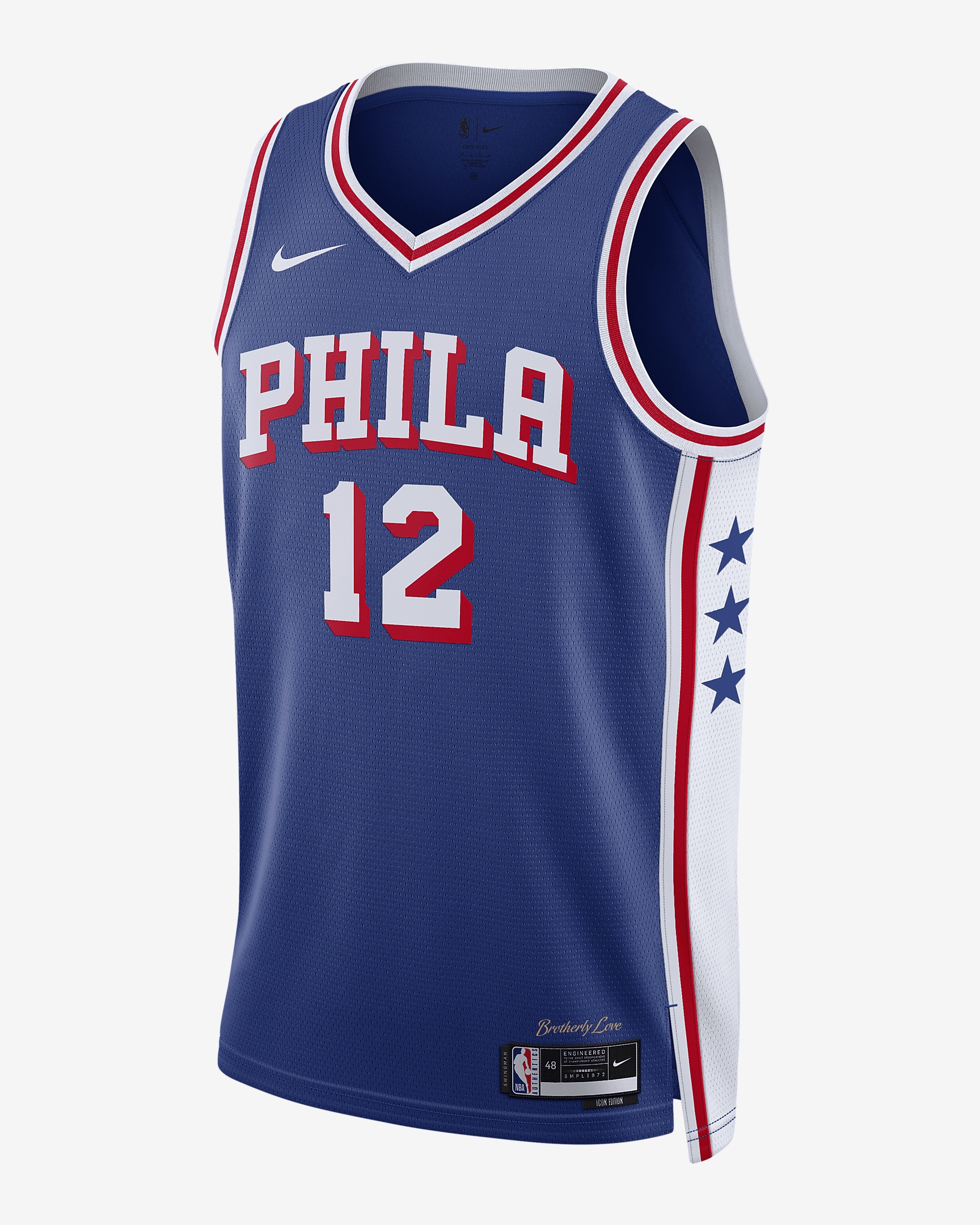 Tobias Harris Philadelphia 76ers 2023/24 Icon Edition Nike Men's Dri-FIT NBA Swingman Jersey - 1