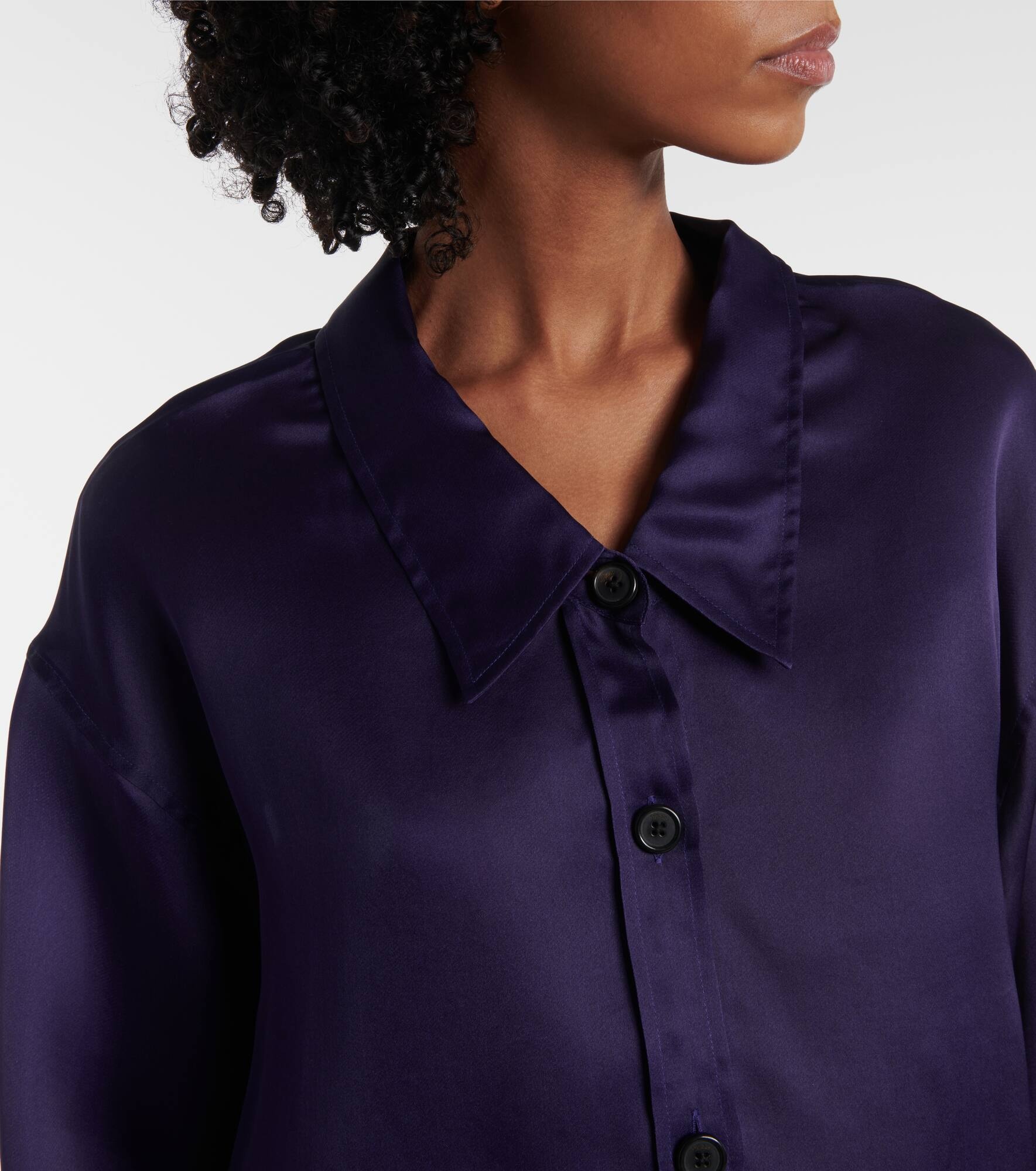 Herschel silk organza shirt - 4