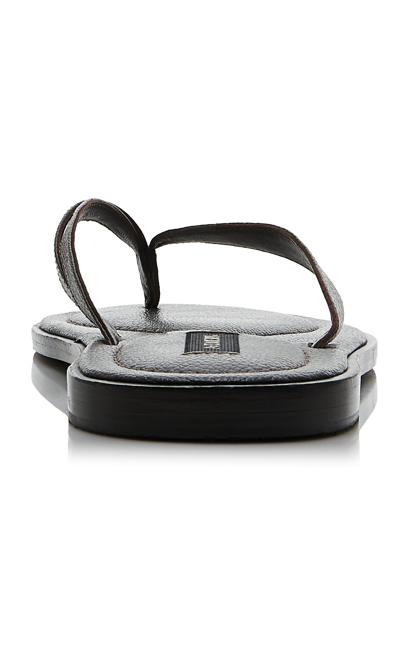 Morgan Leather Sandals grey - 5