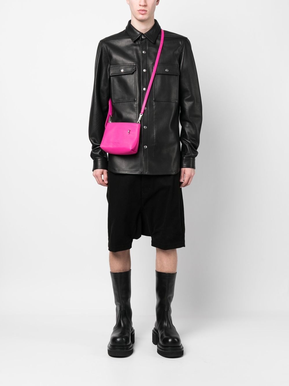 Adri D-loop detail leather crossbody bag - 2