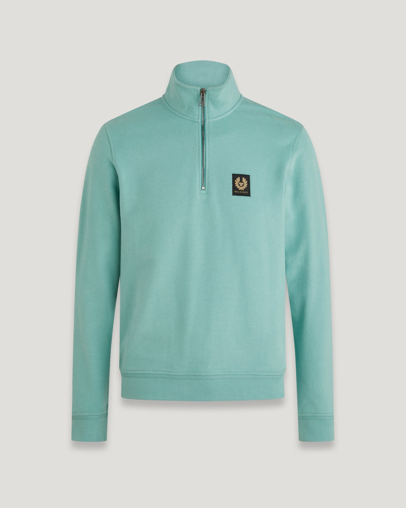 BELSTAFF QUARTER ZIP SWEATSHIRT 1