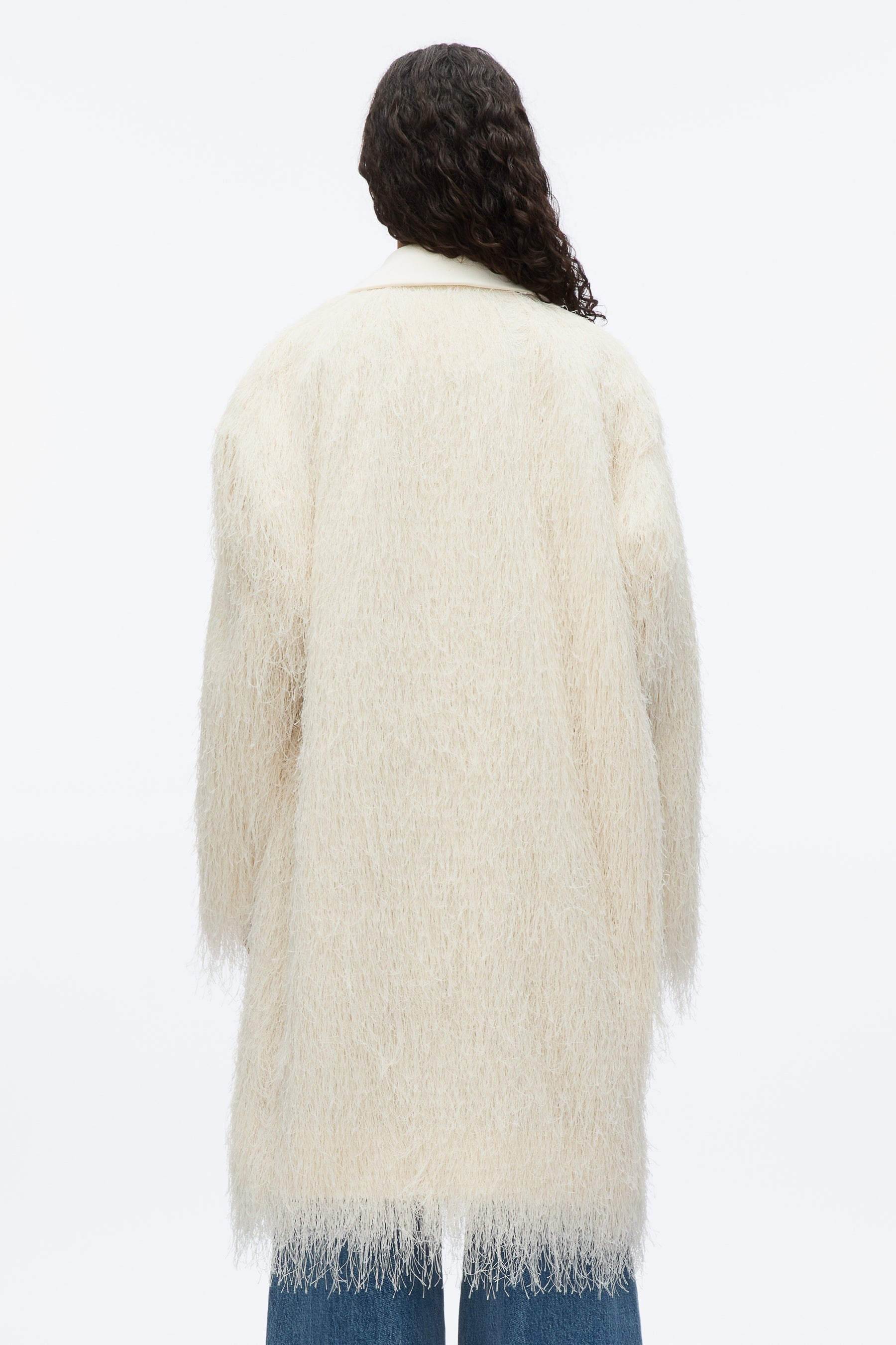 Fringe Tuxedo Coat - 4